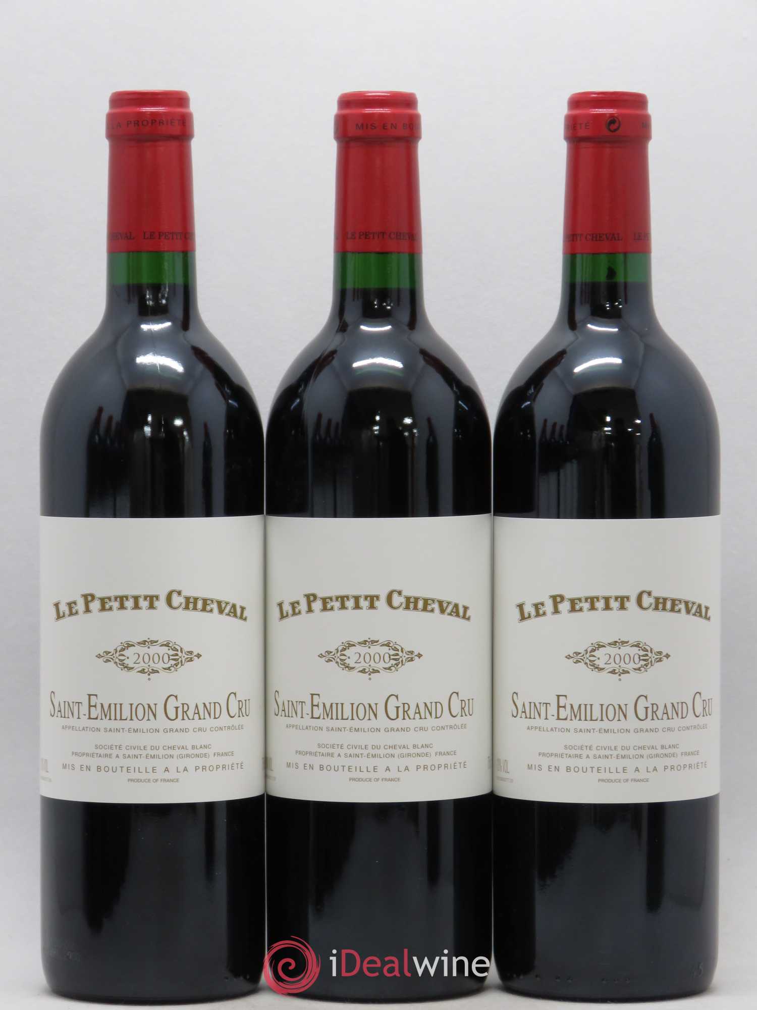 Le Petit Cheval Second Vin 2000 - Lot de 12 bouteilles - 3