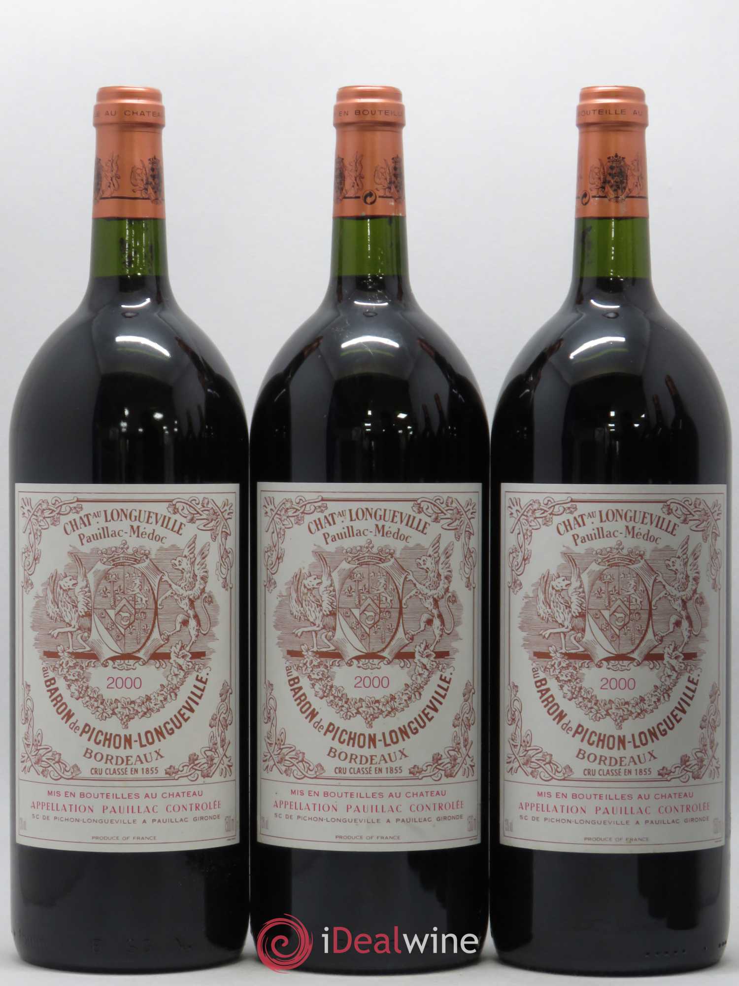 Pichon Longueville Baron 2ème Grand Cru Classé 2000 - Lot de 6 magnums - 1