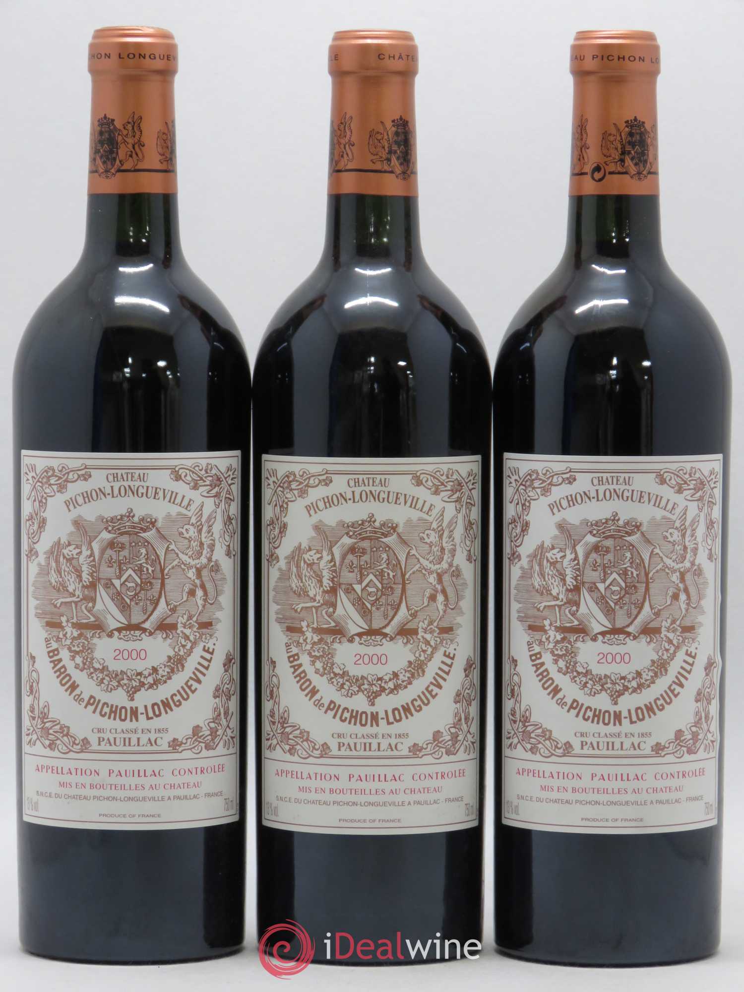Pichon Longueville Baron 2ème Grand Cru Classé 2000 - Lot de 12 bouteilles - 3