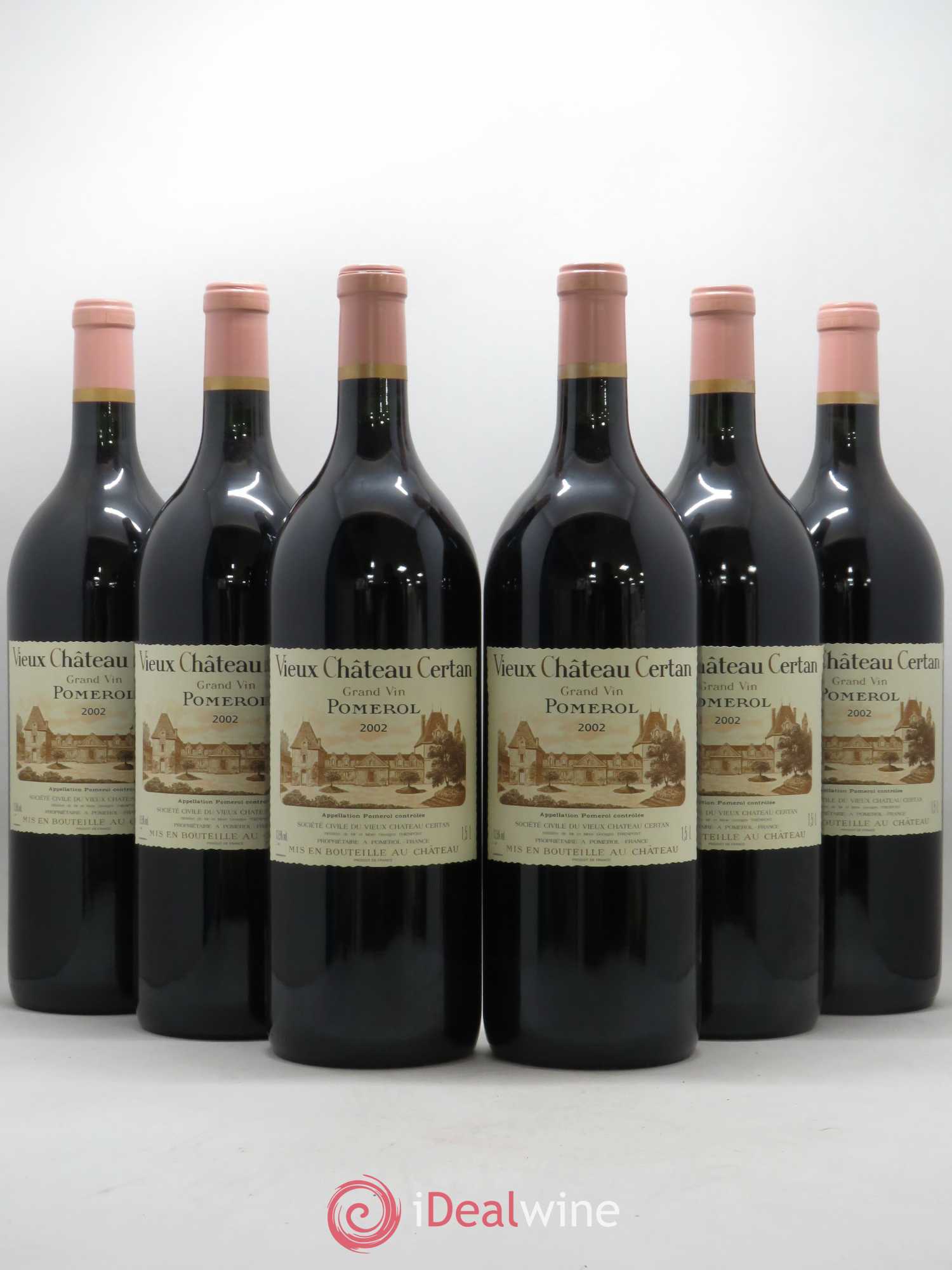Vieux Château Certan 2002 - Lot de 6 magnums - 0