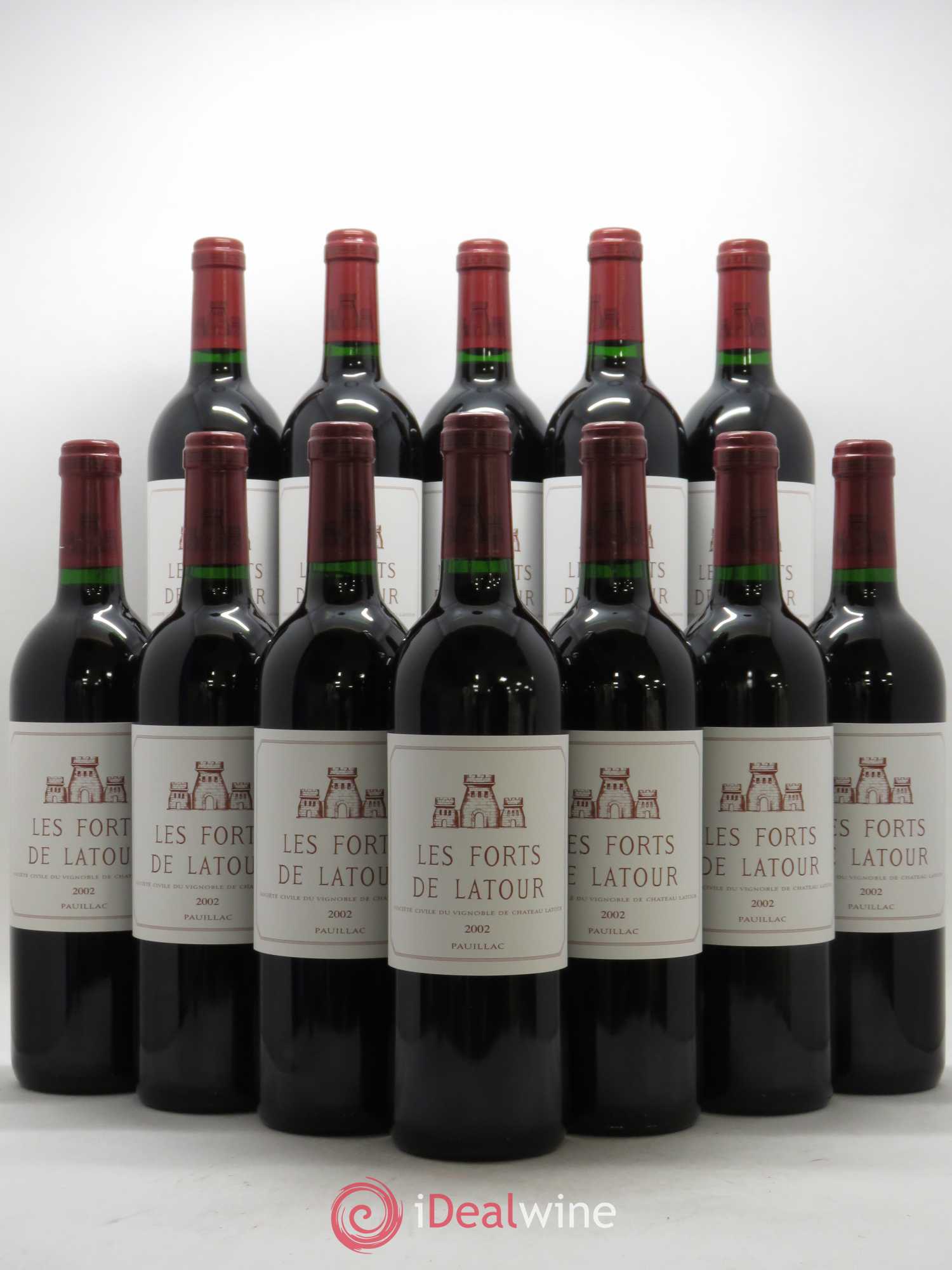 Les Forts de Latour Second Vin 2002 - Lot de 12 bouteilles - 0