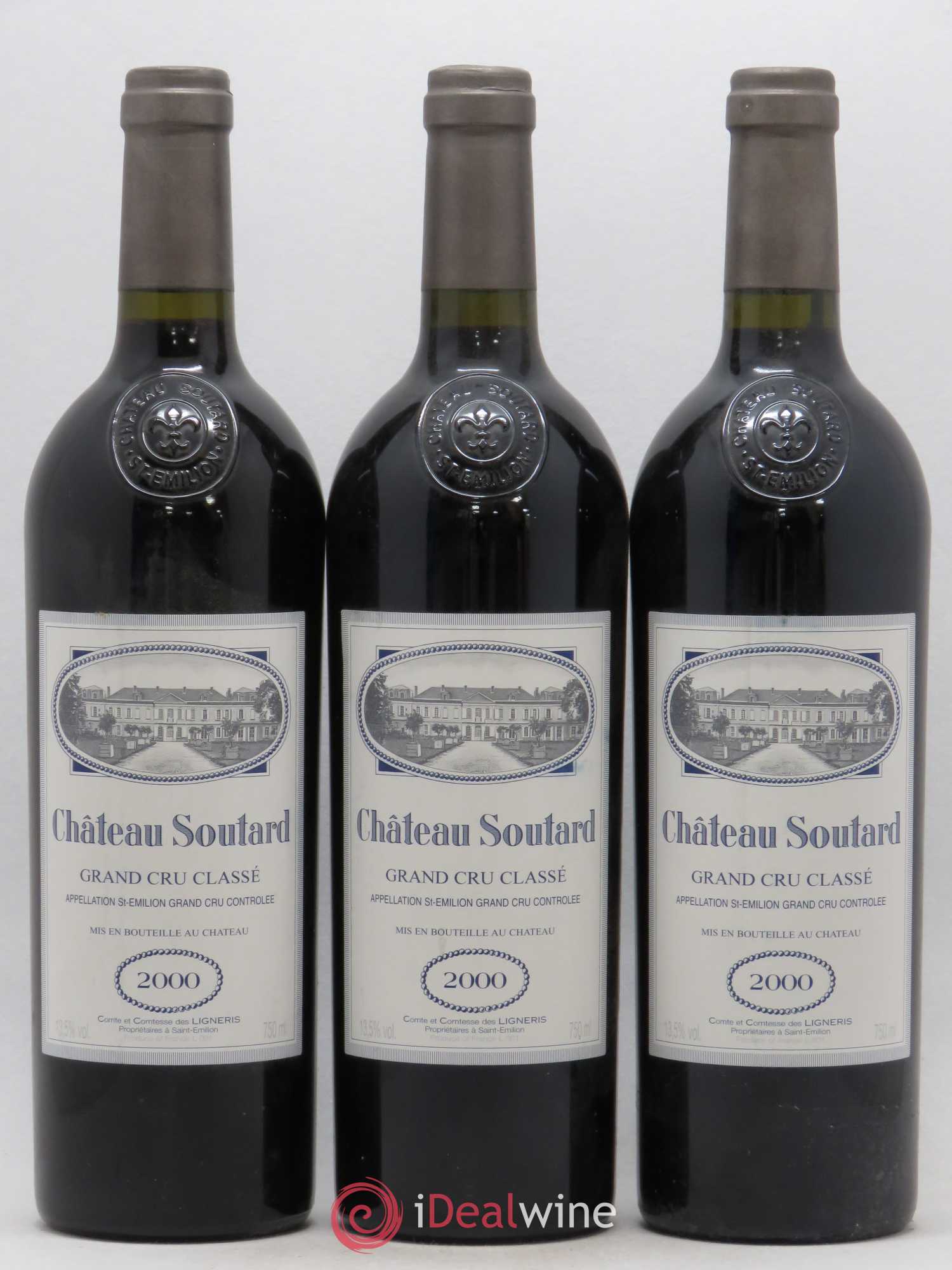 Château Soutard Grand Cru Classé 2000 - Lot de 12 bouteilles - 3