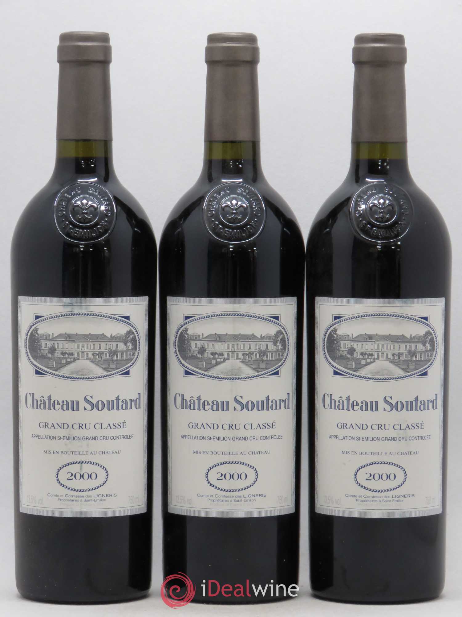 Château Soutard Grand Cru Classé 2000 - Lot de 12 bouteilles - 4