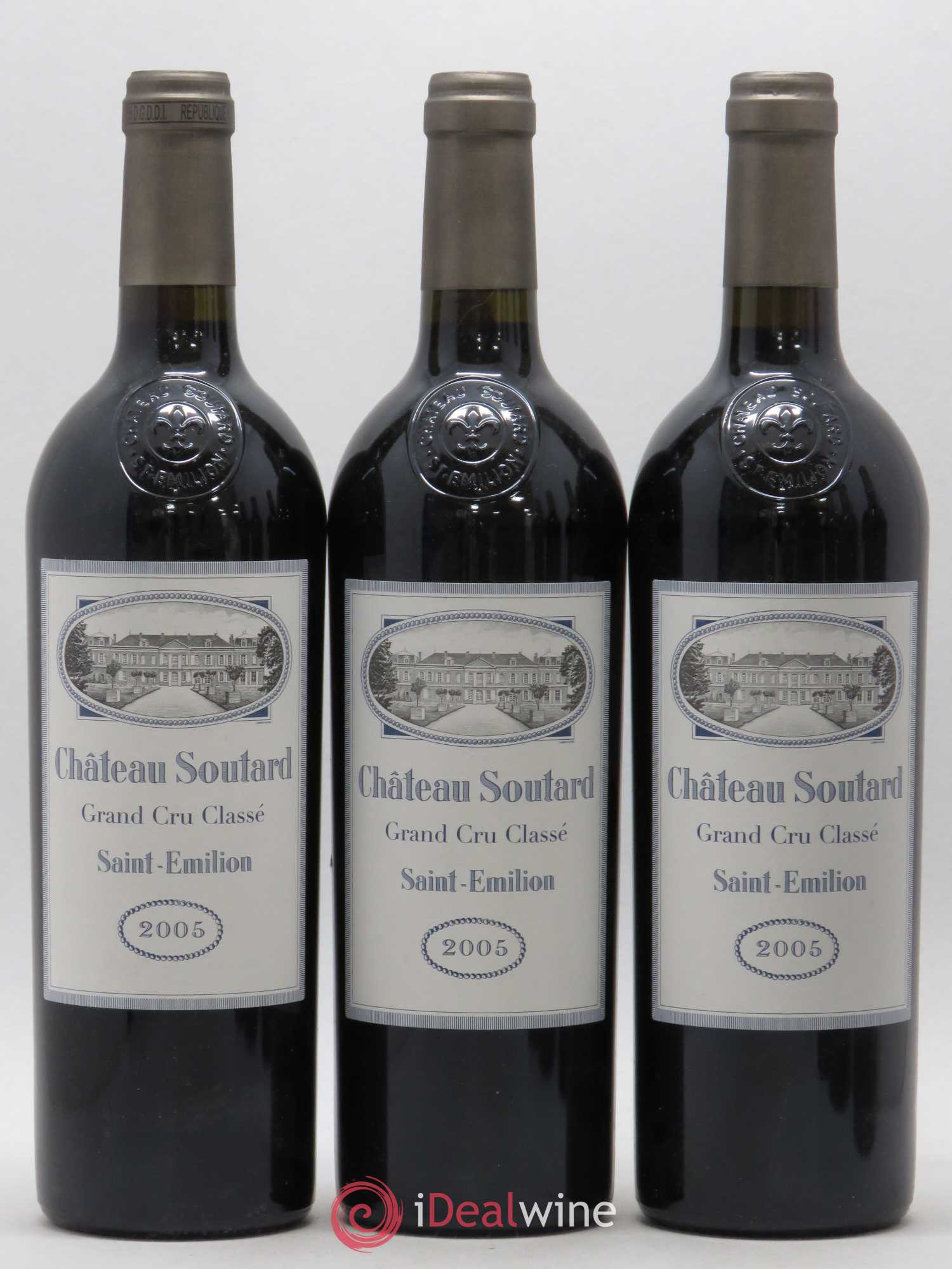 Château Soutard Grand Cru Classé 2005 - Lot de 6 bouteilles - 1