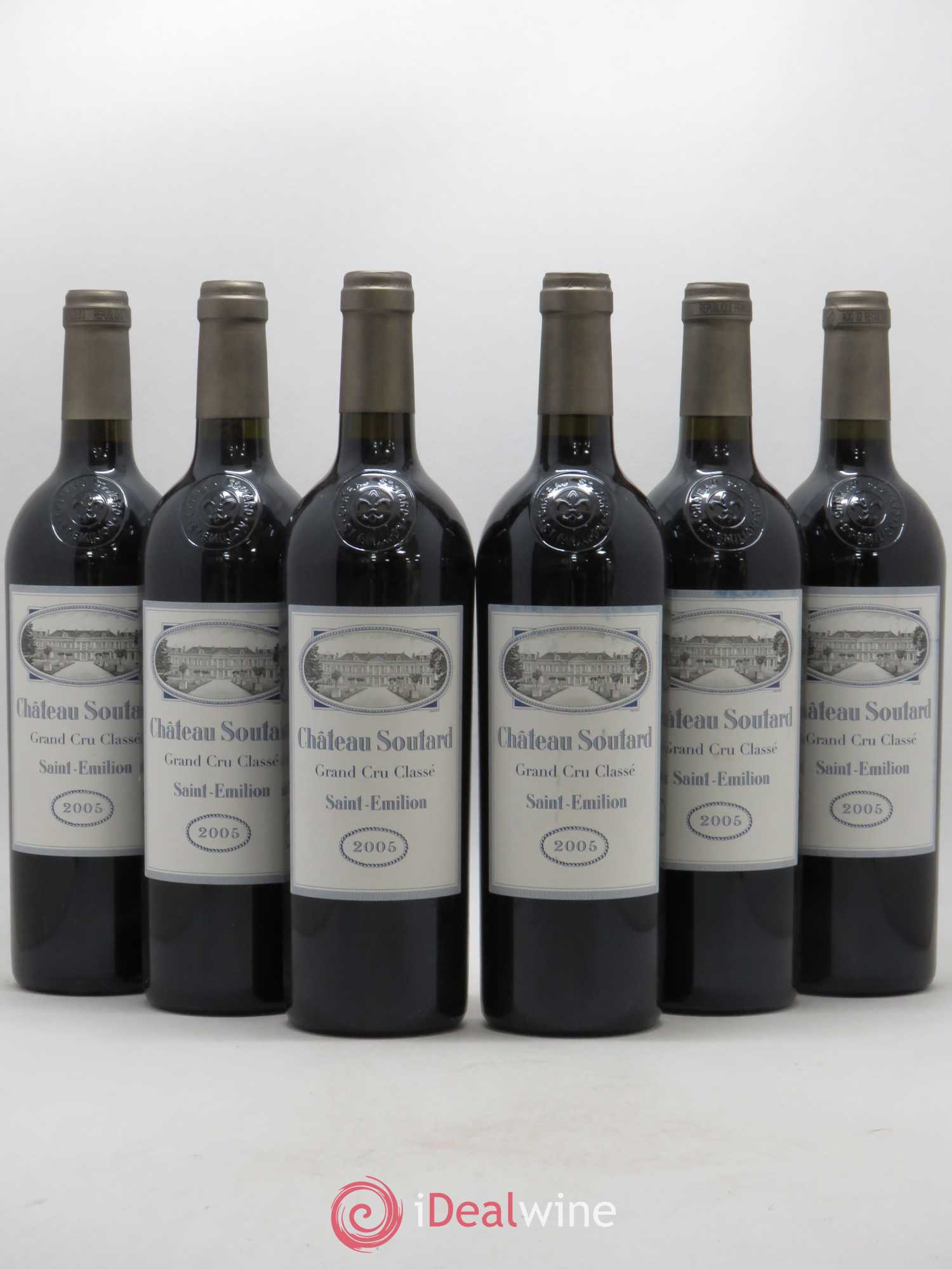 Château Soutard Grand Cru Classé 2005 - Lot de 6 bouteilles - 0