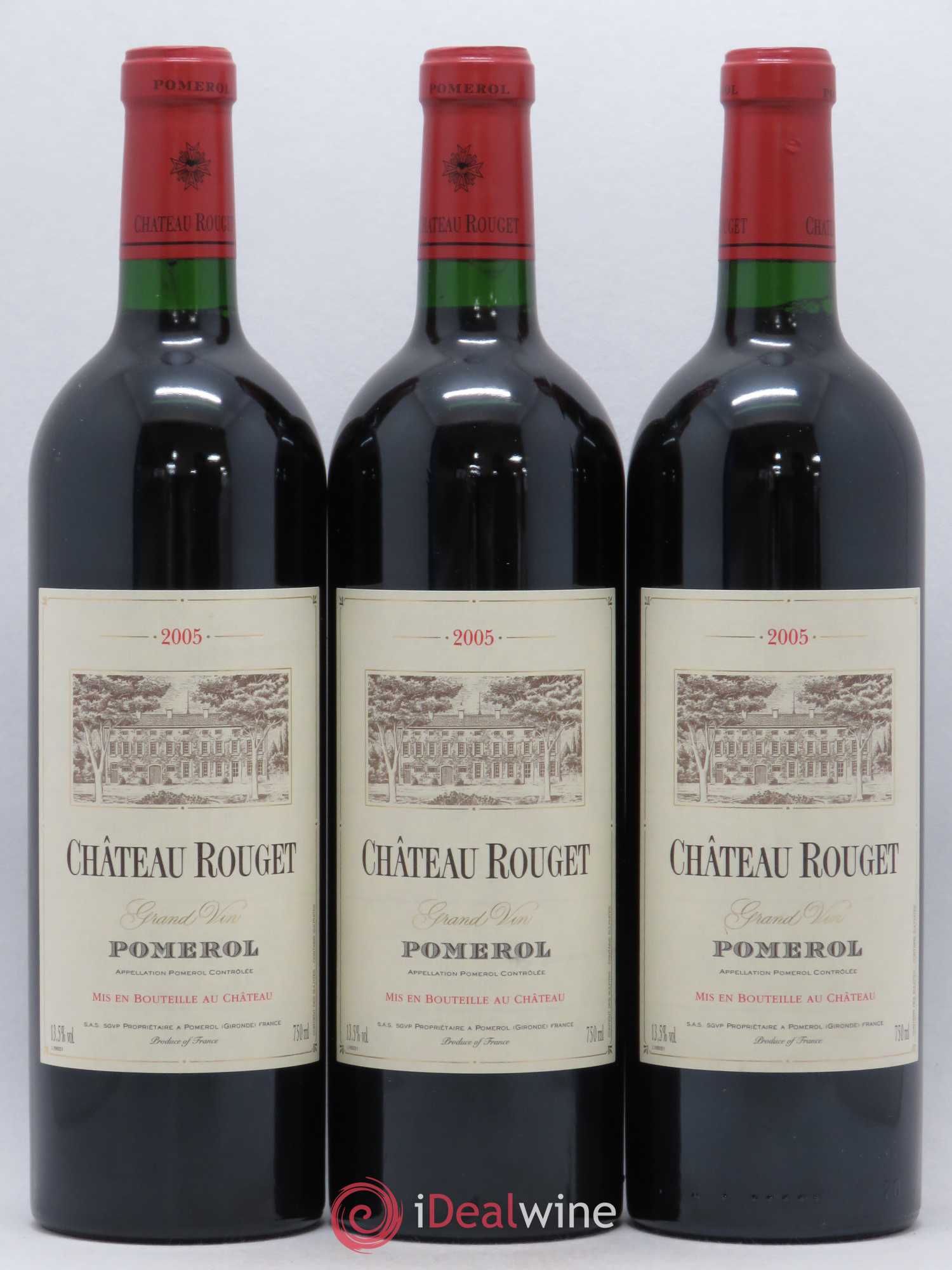 Château Rouget 2005 - Lotto di 3 bottiglie - 0
