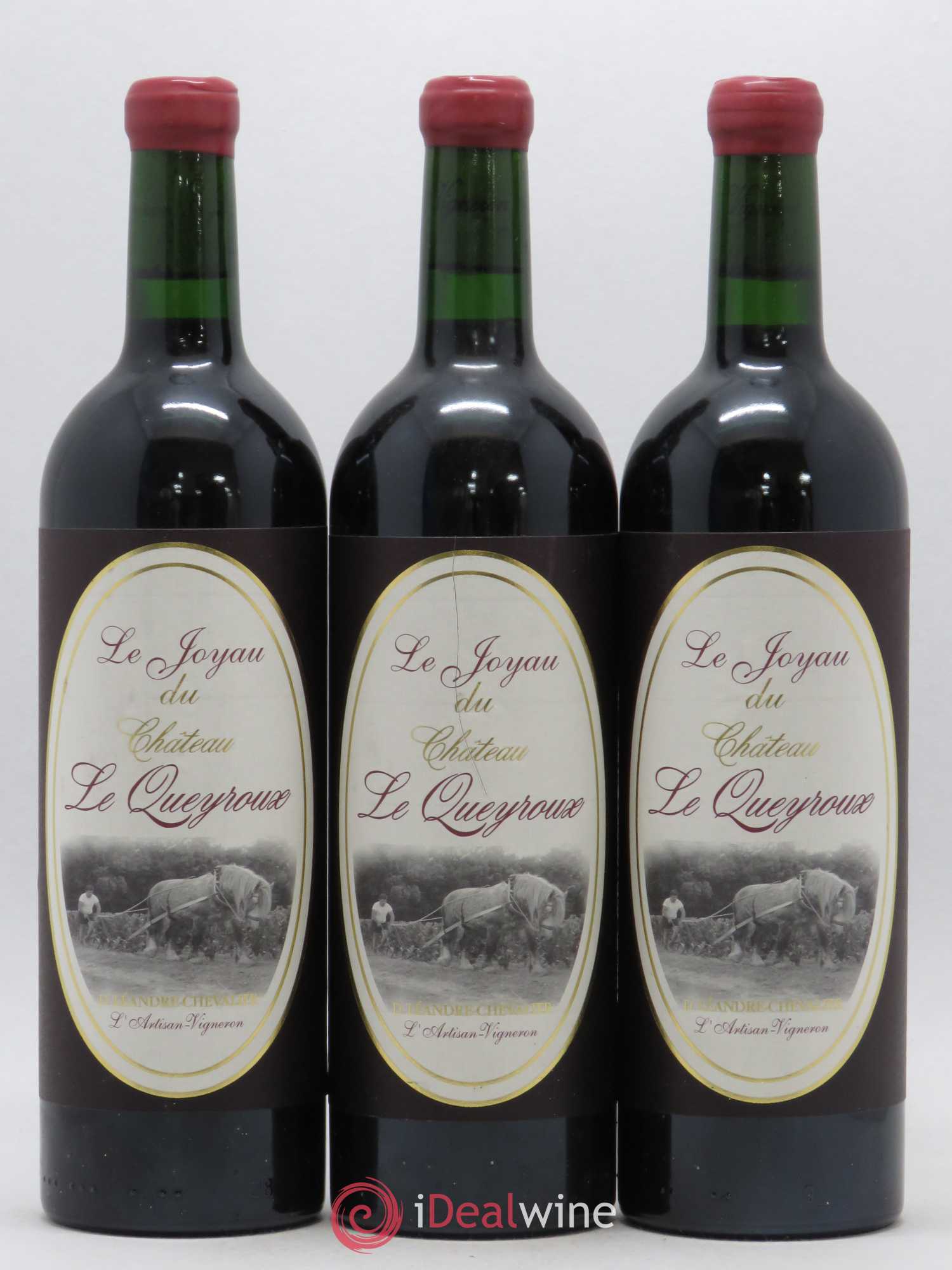 Premières-Côtes-de-Blaye (Blaye-Côtes-de-Bordeaux) Château Le Queyroux Le Joyau 2005 - Lotto di 3 bottiglie - 0