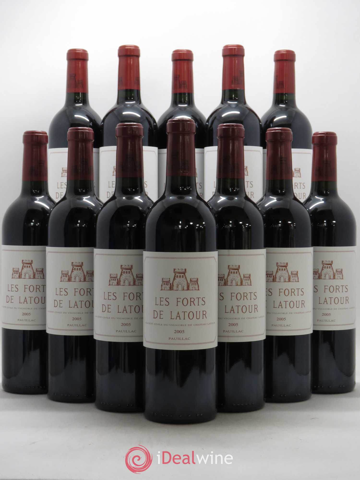 Les Forts de Latour Second Vin 2005 - Lot de 12 bouteilles - 0
