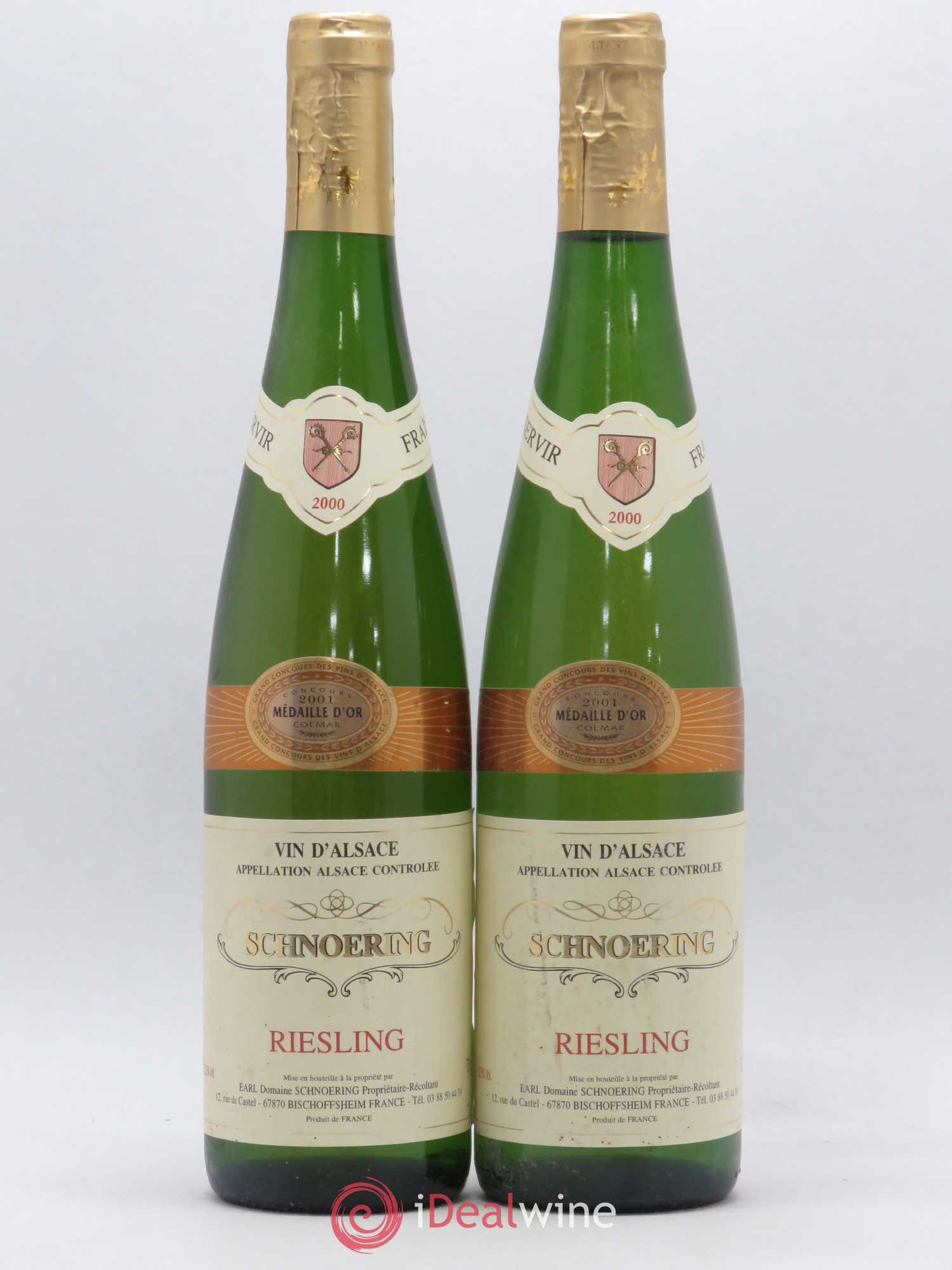 Riesling Schnoering 2000 - Posten von 2 Flaschen - 0