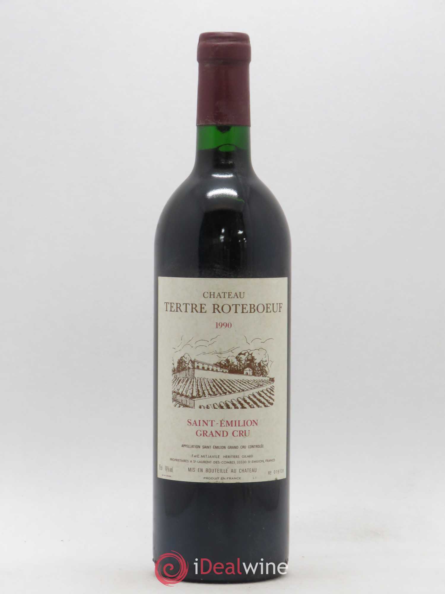 Château Tertre Roteboeuf 1990 - Posten von 1 Flasche - 0