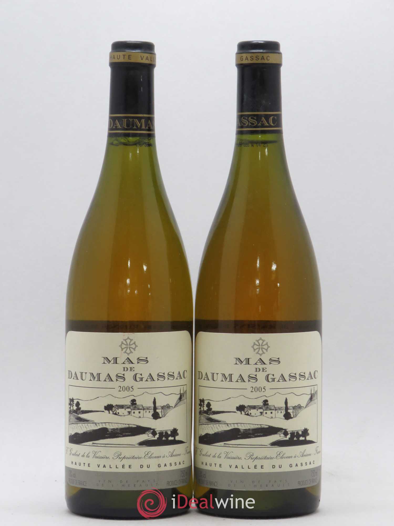Pays d'Hérault Mas de Daumas Gassac 2005 - Posten von 2 Flaschen - 0
