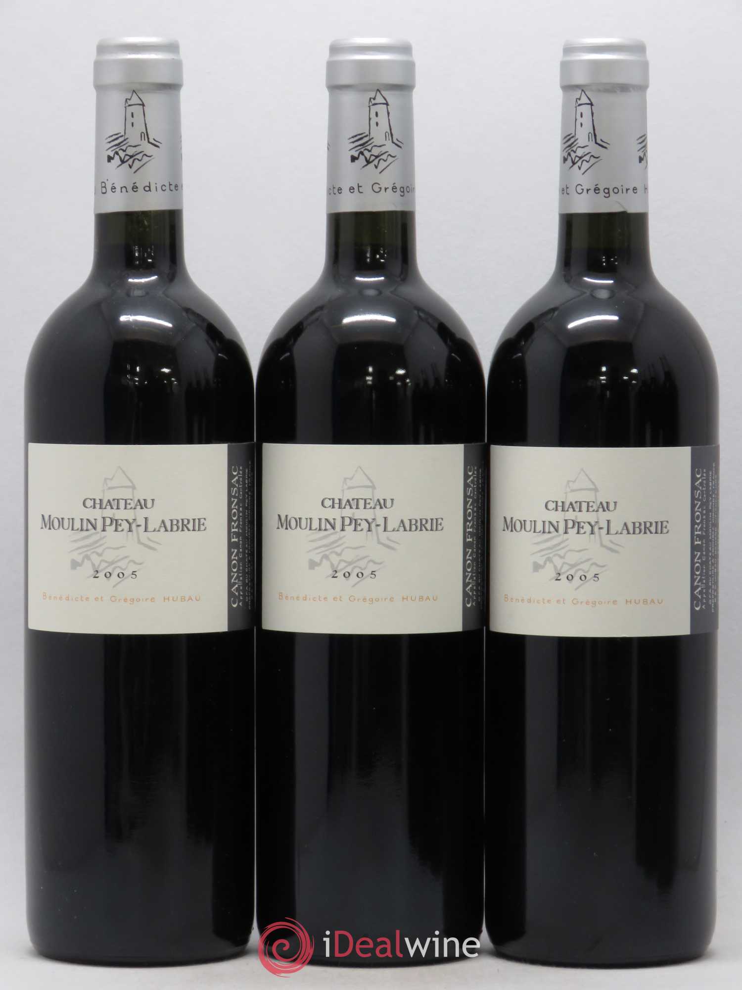 Château Moulin Pey-Labrie 2005 - Lot de 6 bouteilles - 1