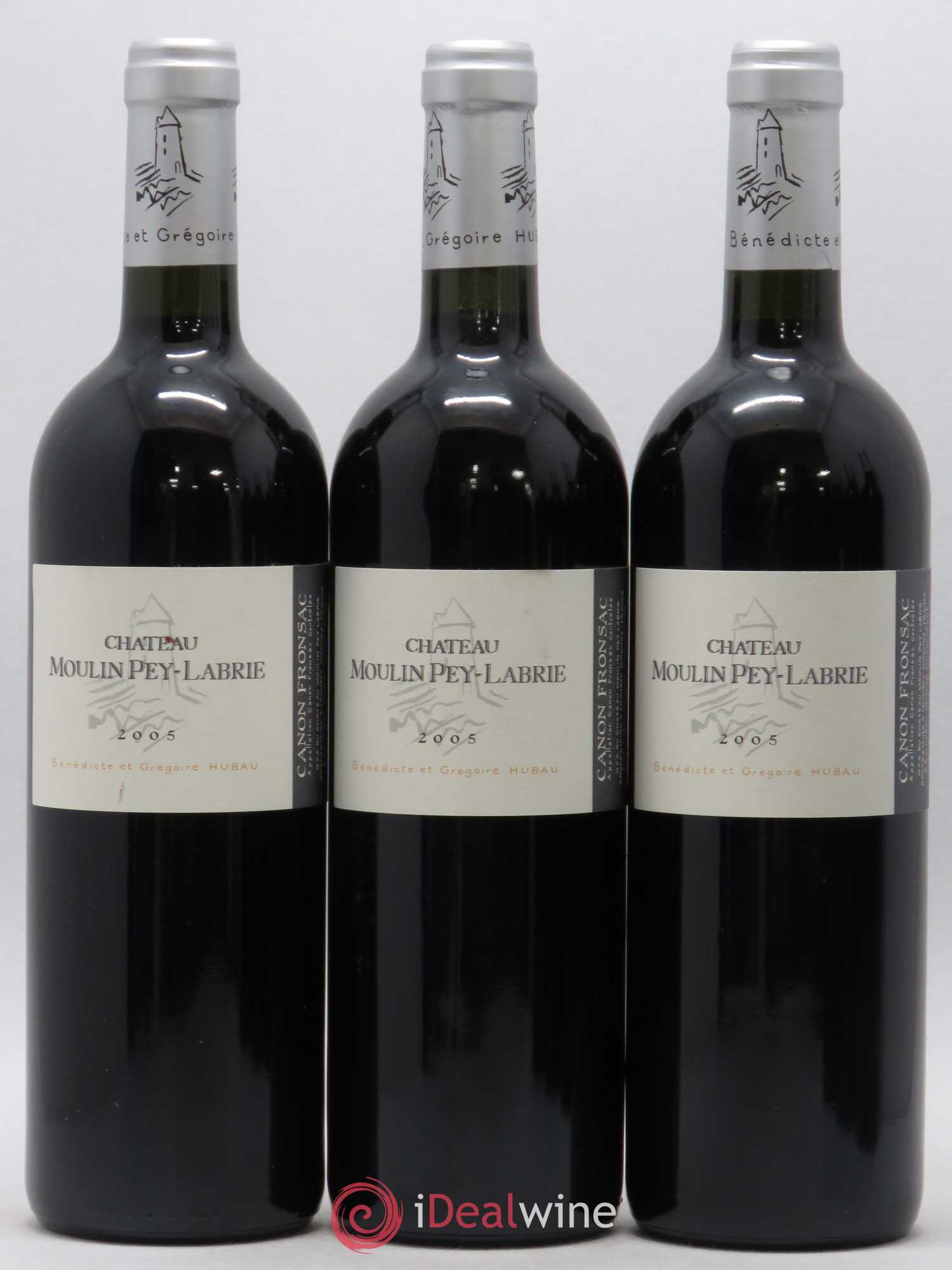 Château Moulin Pey-Labrie 2005 - Lot de 6 bouteilles - 1