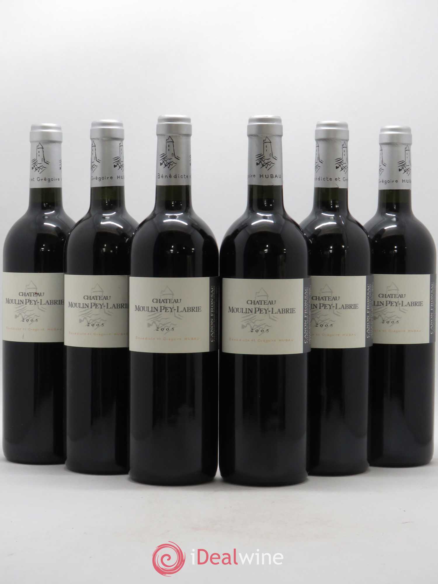Château Moulin Pey-Labrie 2005 - Lot de 6 bouteilles - 0