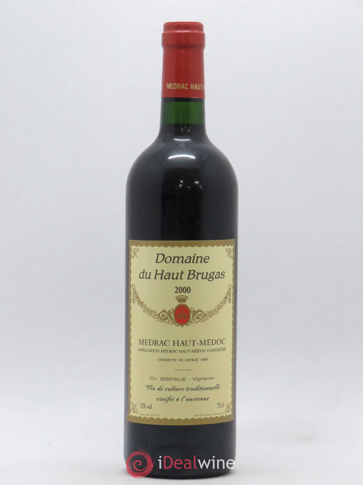 Haut Médoc Domaine du Haut Brugas (sans prix de réserve) 2000 - Posten von 1 Flasche - 0