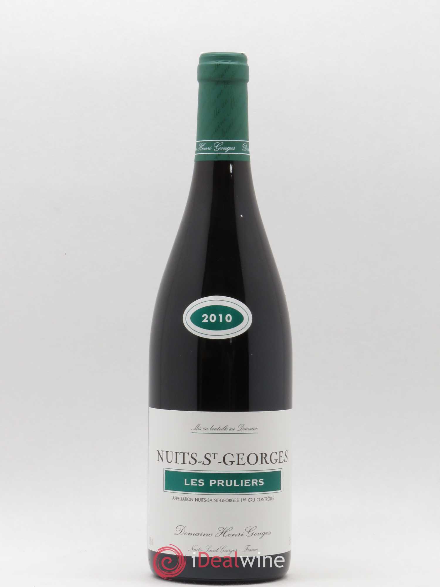 Nuits-Saint-Georges 1er Cru Les Pruliers Henri Gouges 2010 - Lot de 1 bouteille - 0