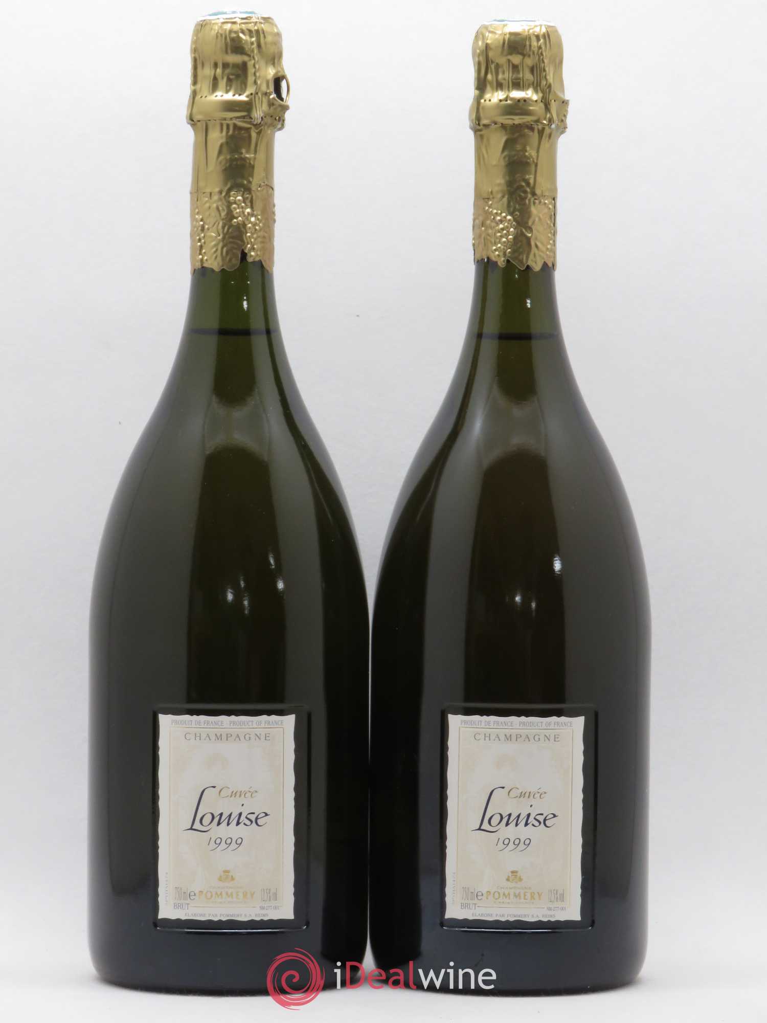 Cuvée Louise Pommery 1999 - Lot de 2 bouteilles - 0