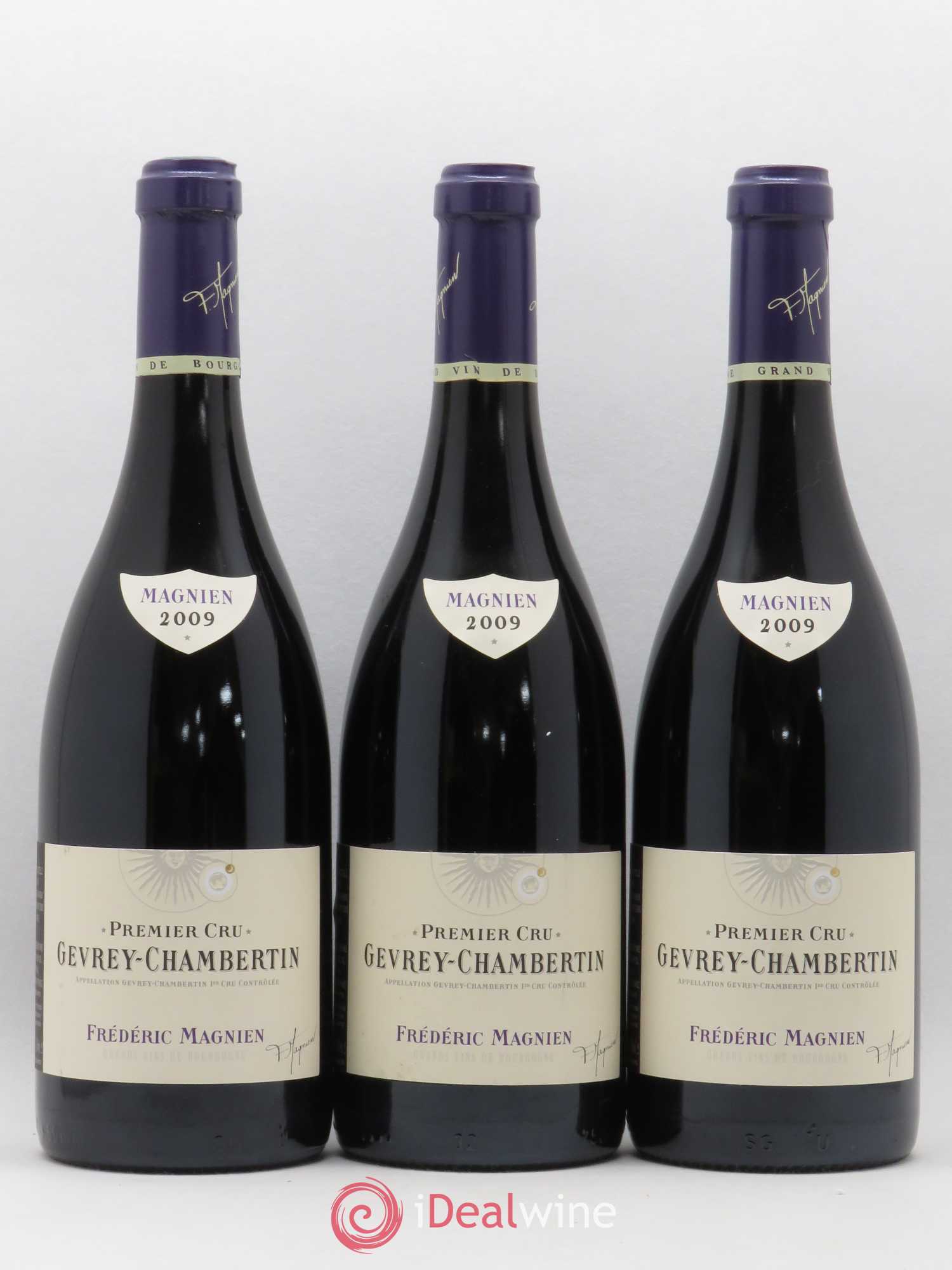 Gevrey-Chambertin 1er Cru Fréderic Magnien 2009 - Lot de 3 bouteilles - 0