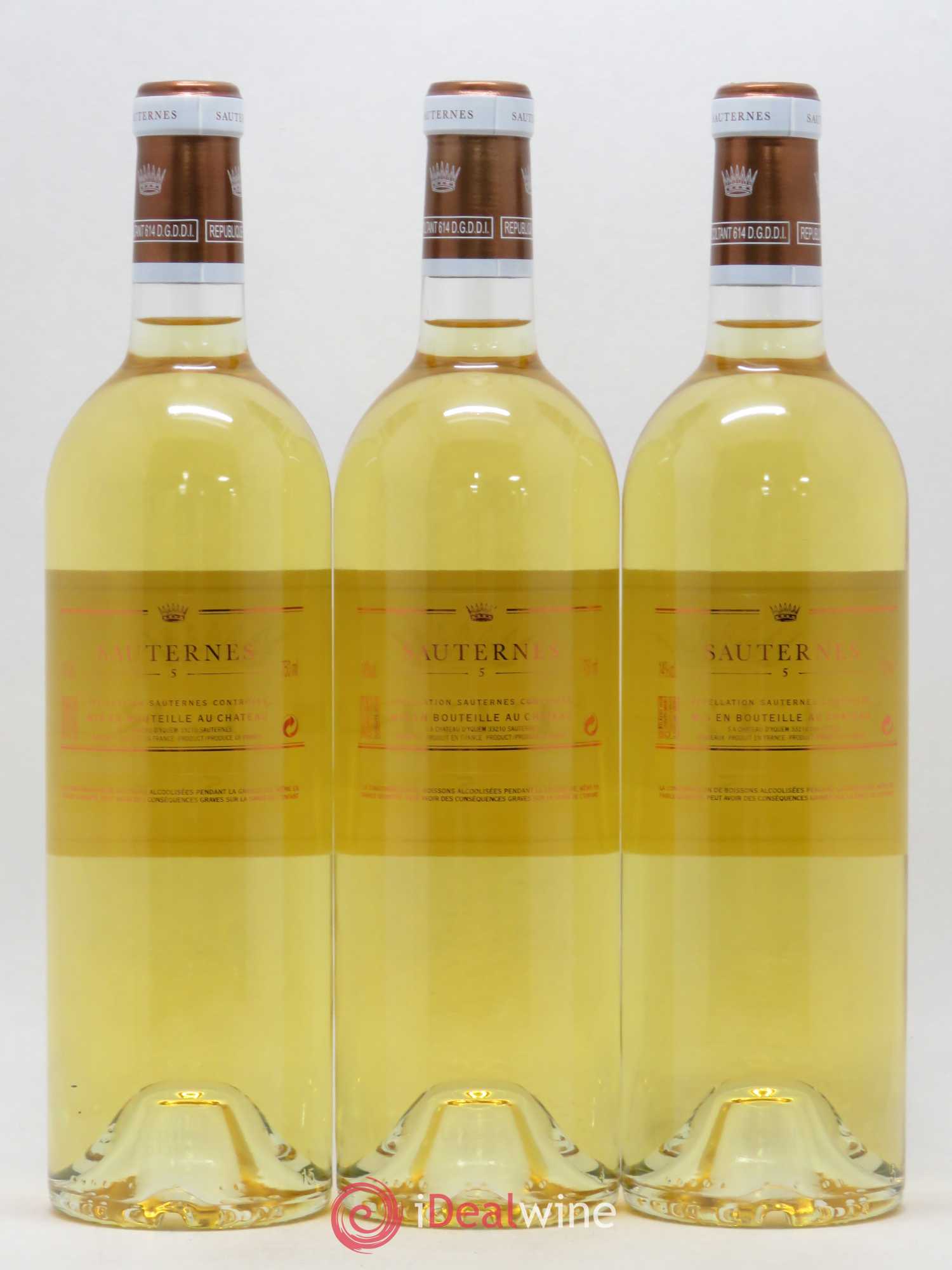 Sauternes Cuvée N°5 (sans prix de réserve) - Lotto di 3 bottiglie - 1