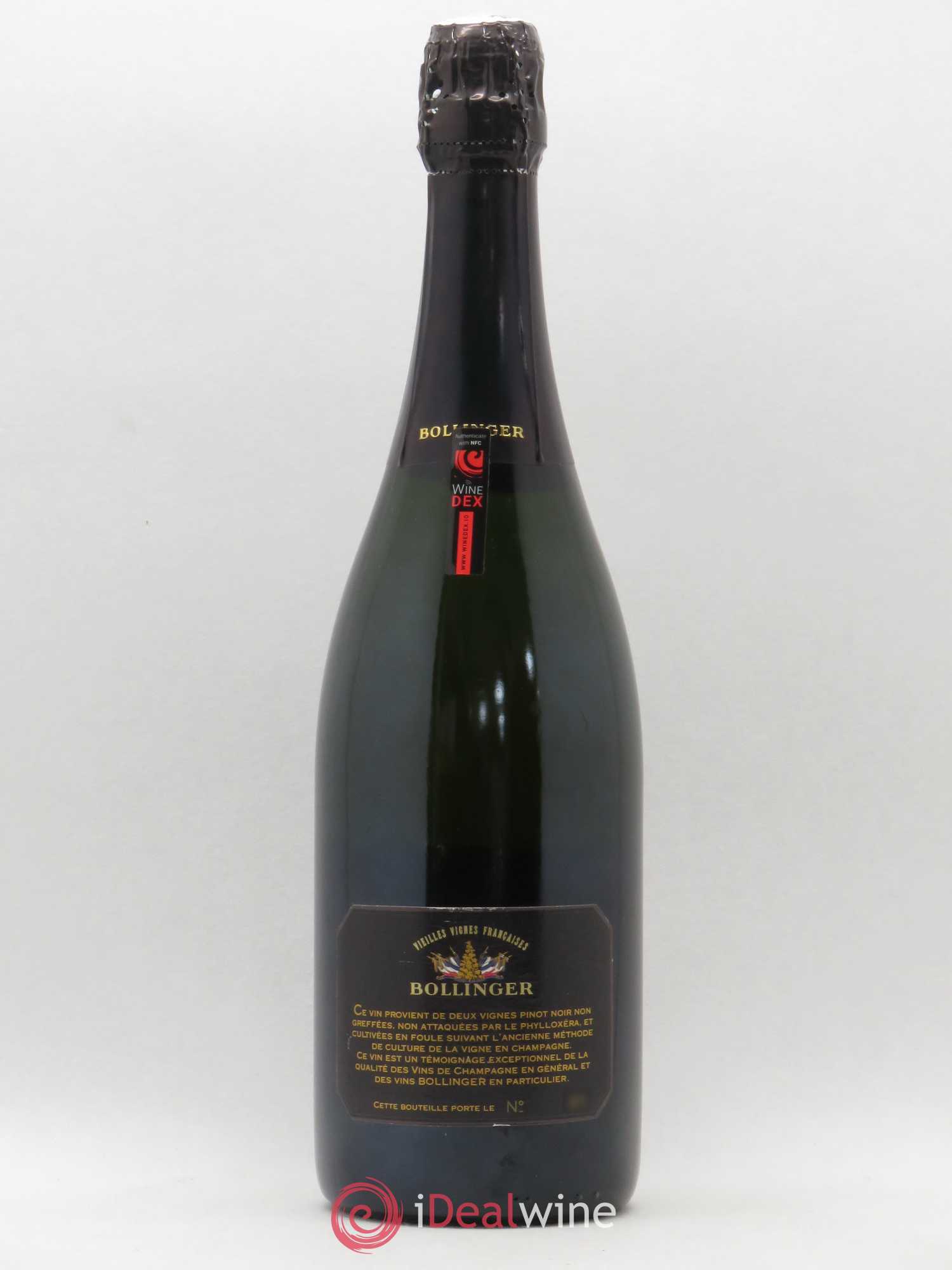 Brut Vieilles Vignes Françaises Bollinger 1990 - Lot de 1 bouteille - 1
