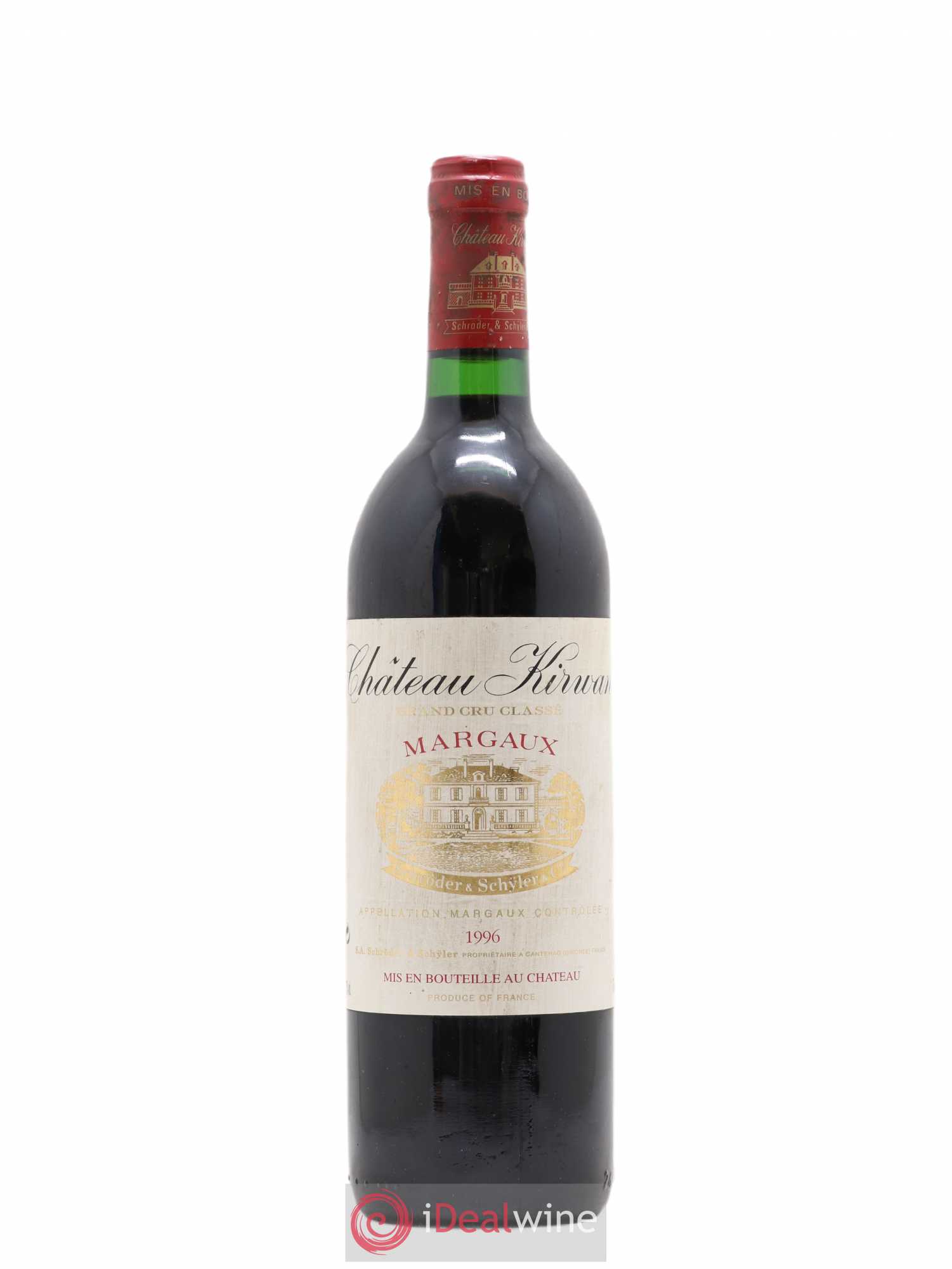 Château Kirwan 3ème Grand Cru Classé 1996 - Lot de 1 bouteille - 0