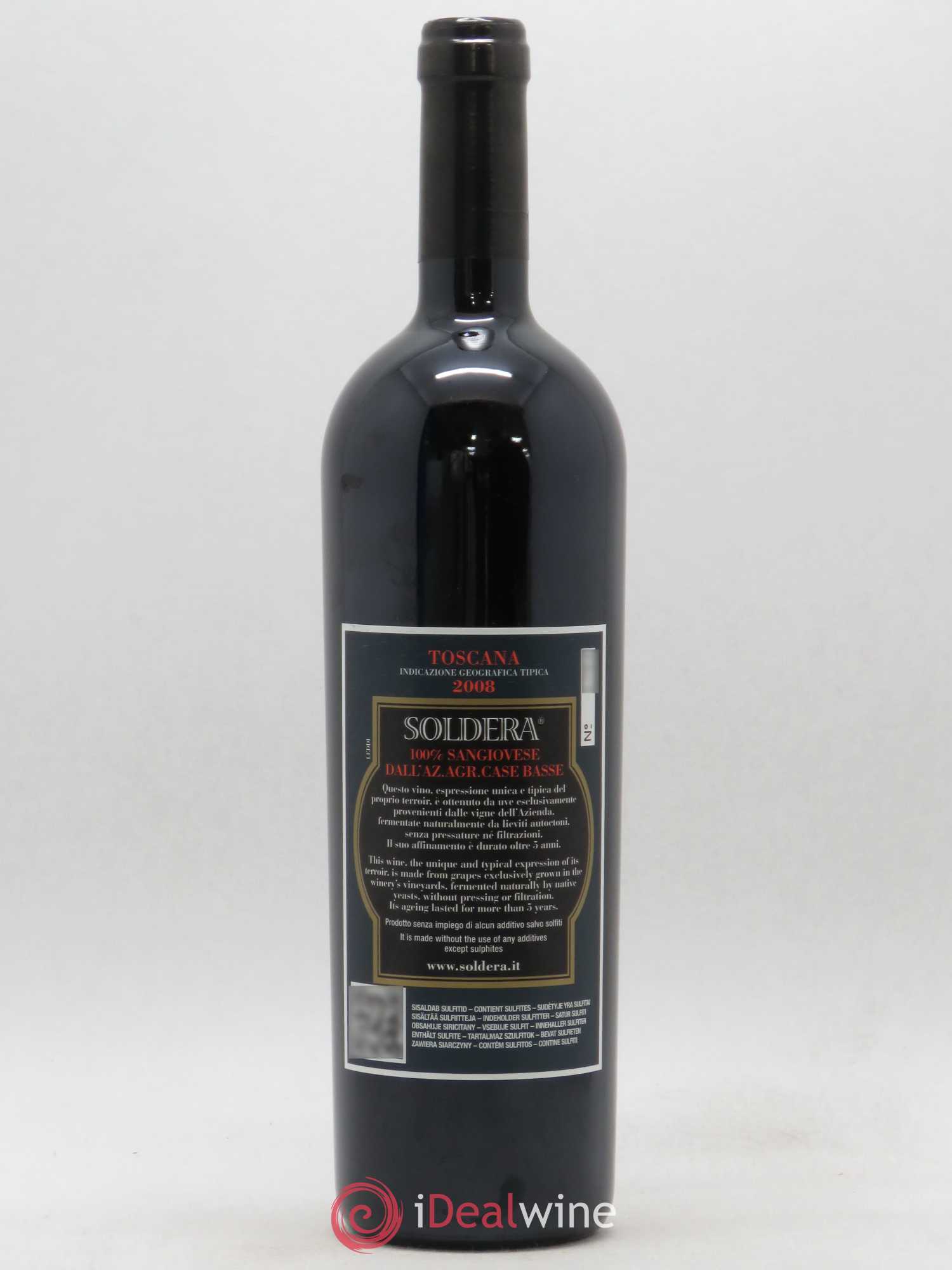Toscana IGT Gianfranco Soldera 2008 - Posten von 1 Flasche - 1