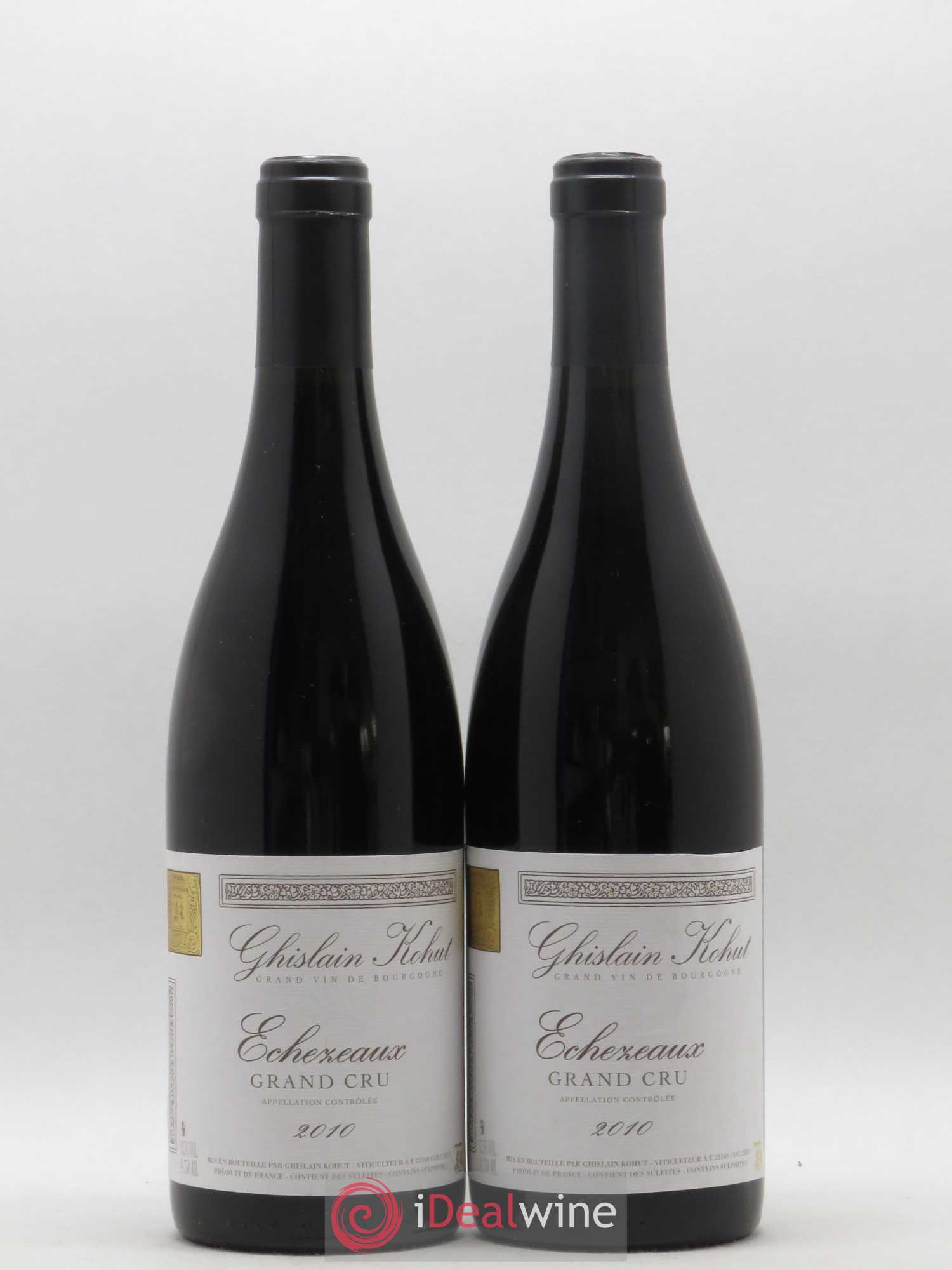 Echezeaux Grand Cru Domaine Ghislain Kohut (sans prix de réserve) 2010 - Posten von 2 Flaschen - 0