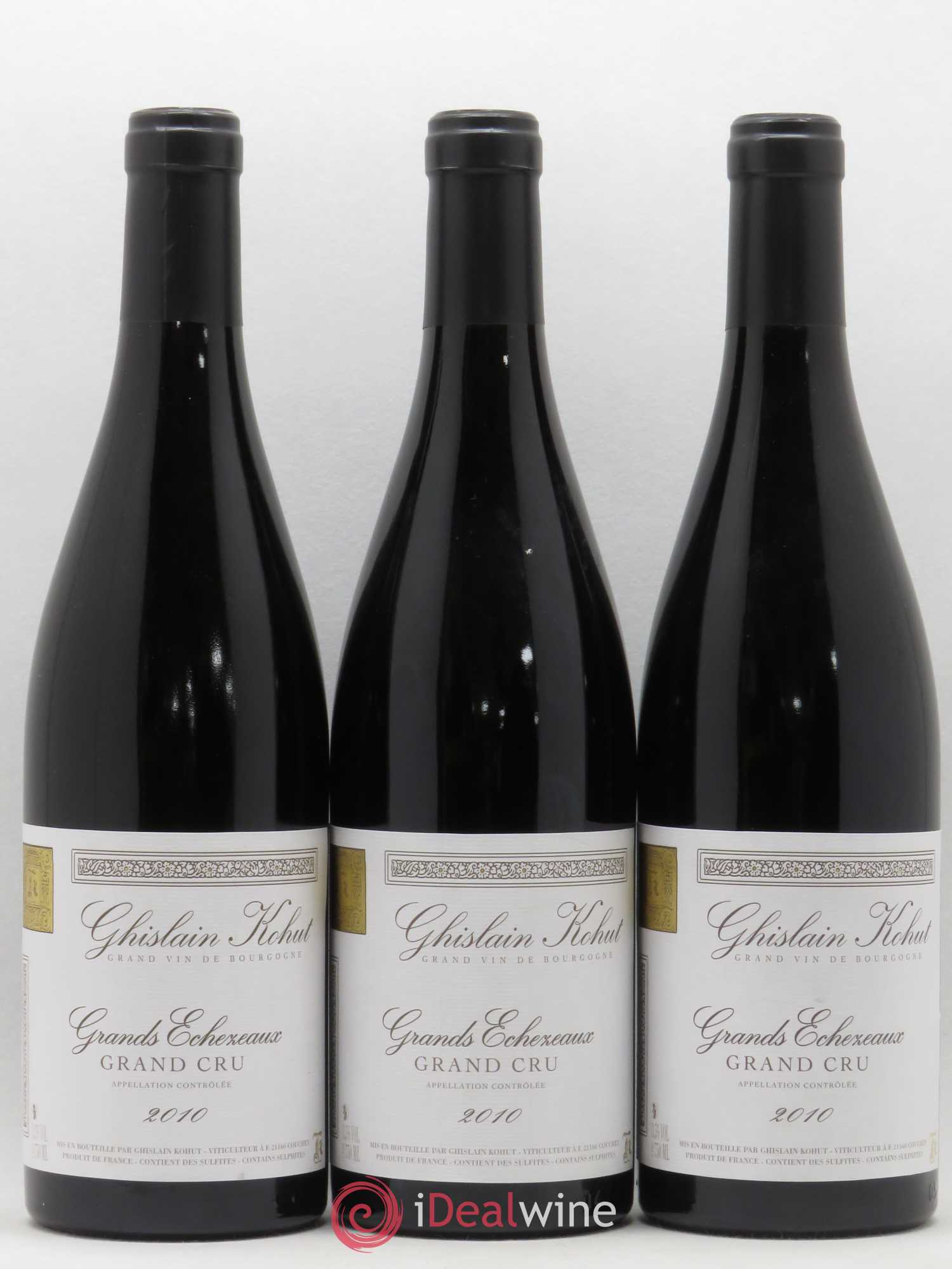 Grands-Echezeaux Grand Cru Kohut 2010 - Lot de 3 bouteilles - 0