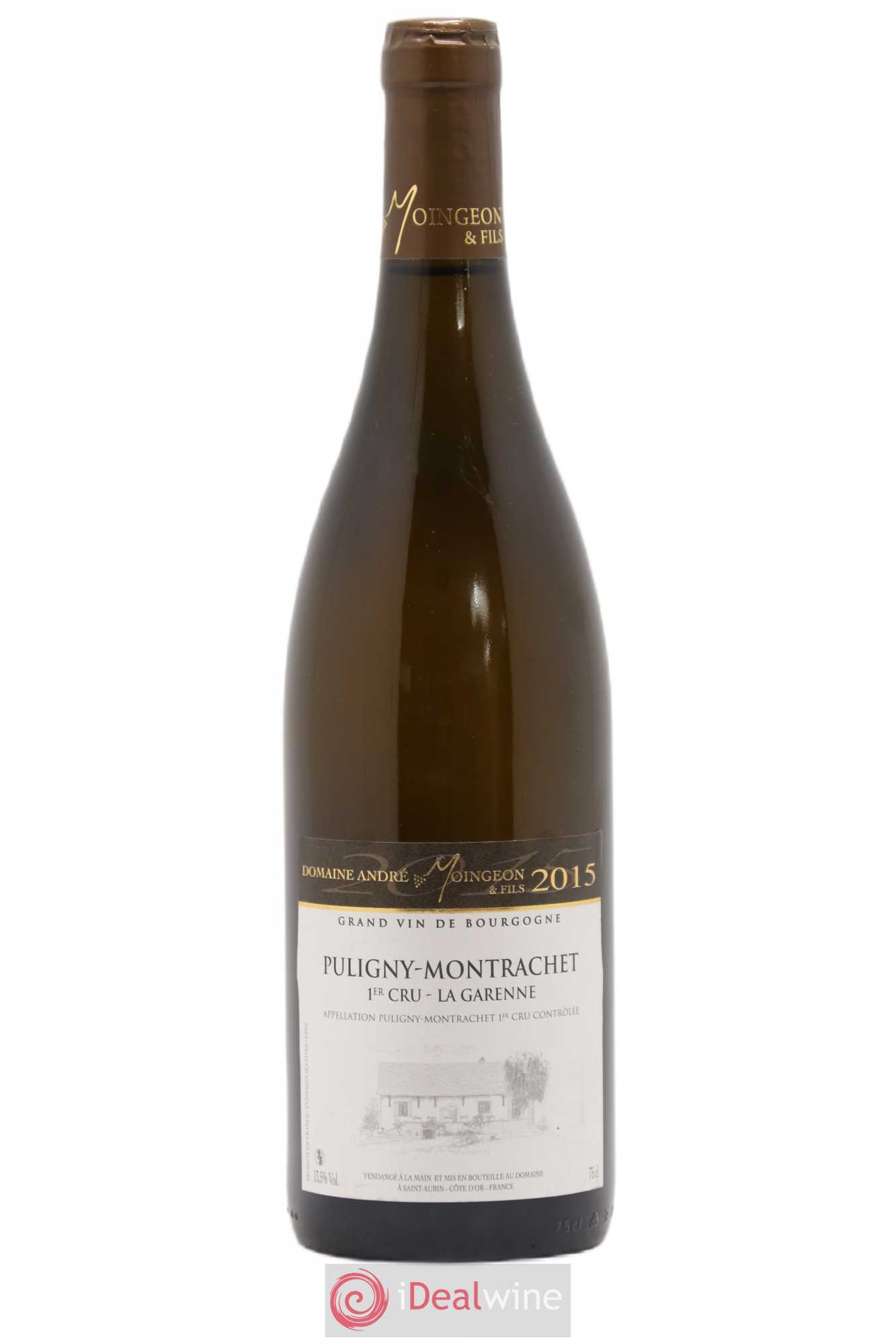 Puligny-Montrachet 1er Cru La Garenne Domaine Andre Moingeon (sans prix de réserve) 2015 - Posten von 1 Flasche - 0