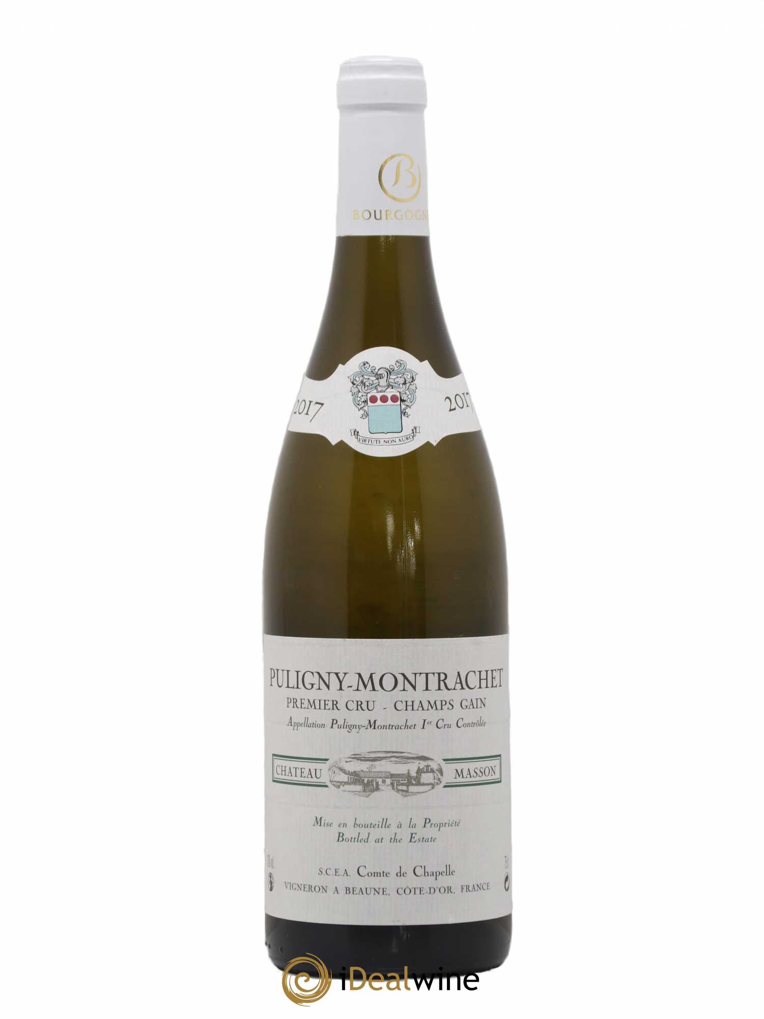 Puligny-Montrachet 1er Cru Champs Gains Domaine Comte De Chapelle Château Masson (sans prix de réserve) 2017 - Posten von 1 Flasche - 0