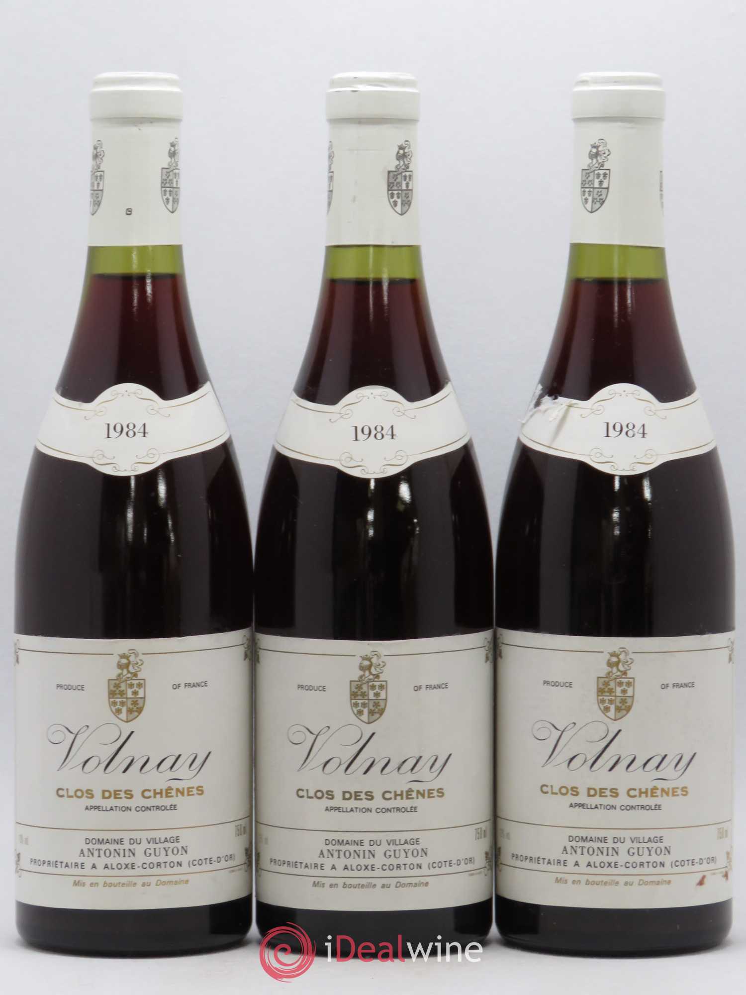 Volnay 1er Cru Clos Des Chênes Antonin Guyon 1984 - Posten von 3 Flaschen - 0