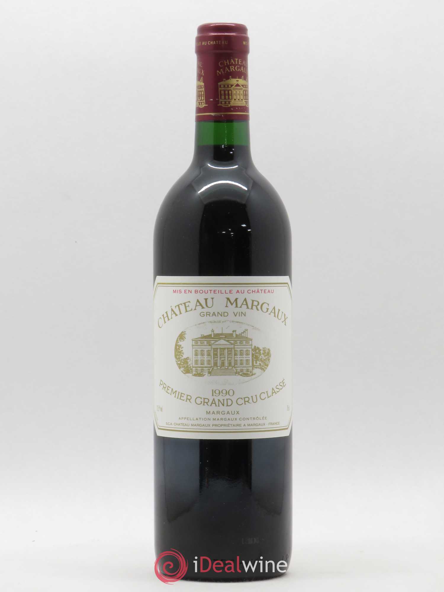 Château Margaux 1er Grand Cru Classé 1990 - Lot de 1 bouteille - 0
