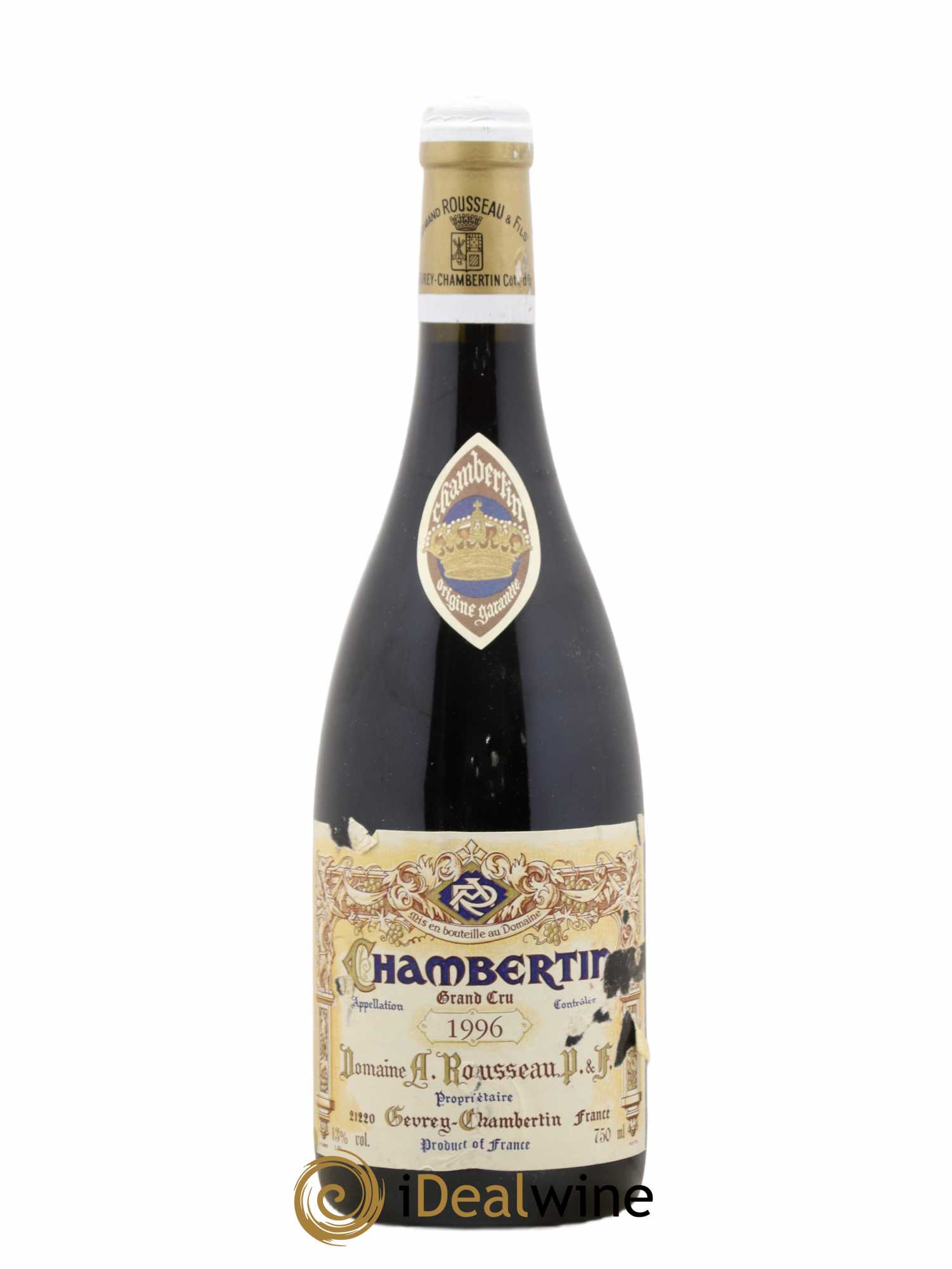 Chambertin Grand Cru Armand Rousseau (Domaine) 1996 - Lot de 1 bouteille - 0