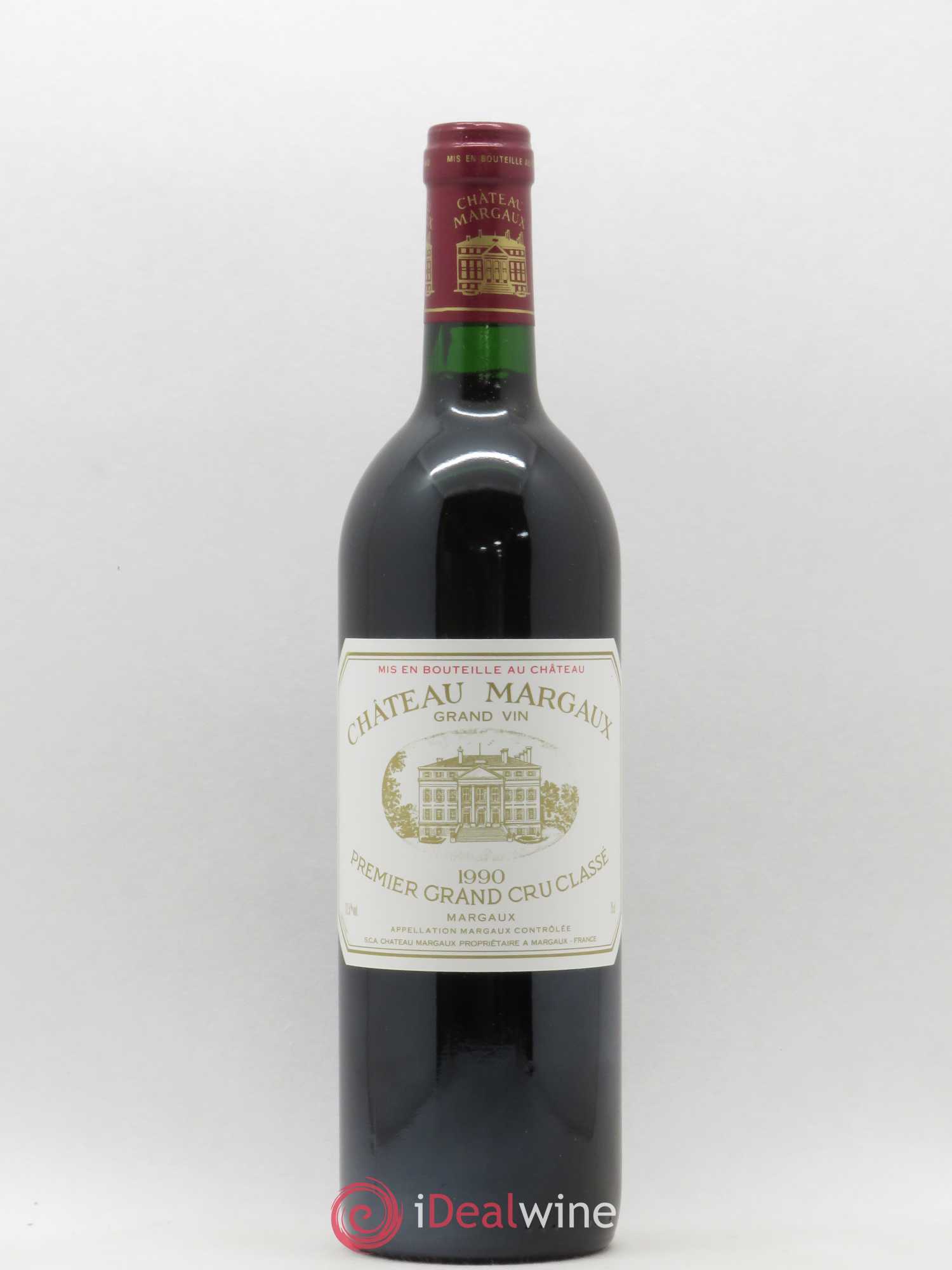 Château Margaux 1er Grand Cru Classé 1990 - Lot de 1 bouteille - 0