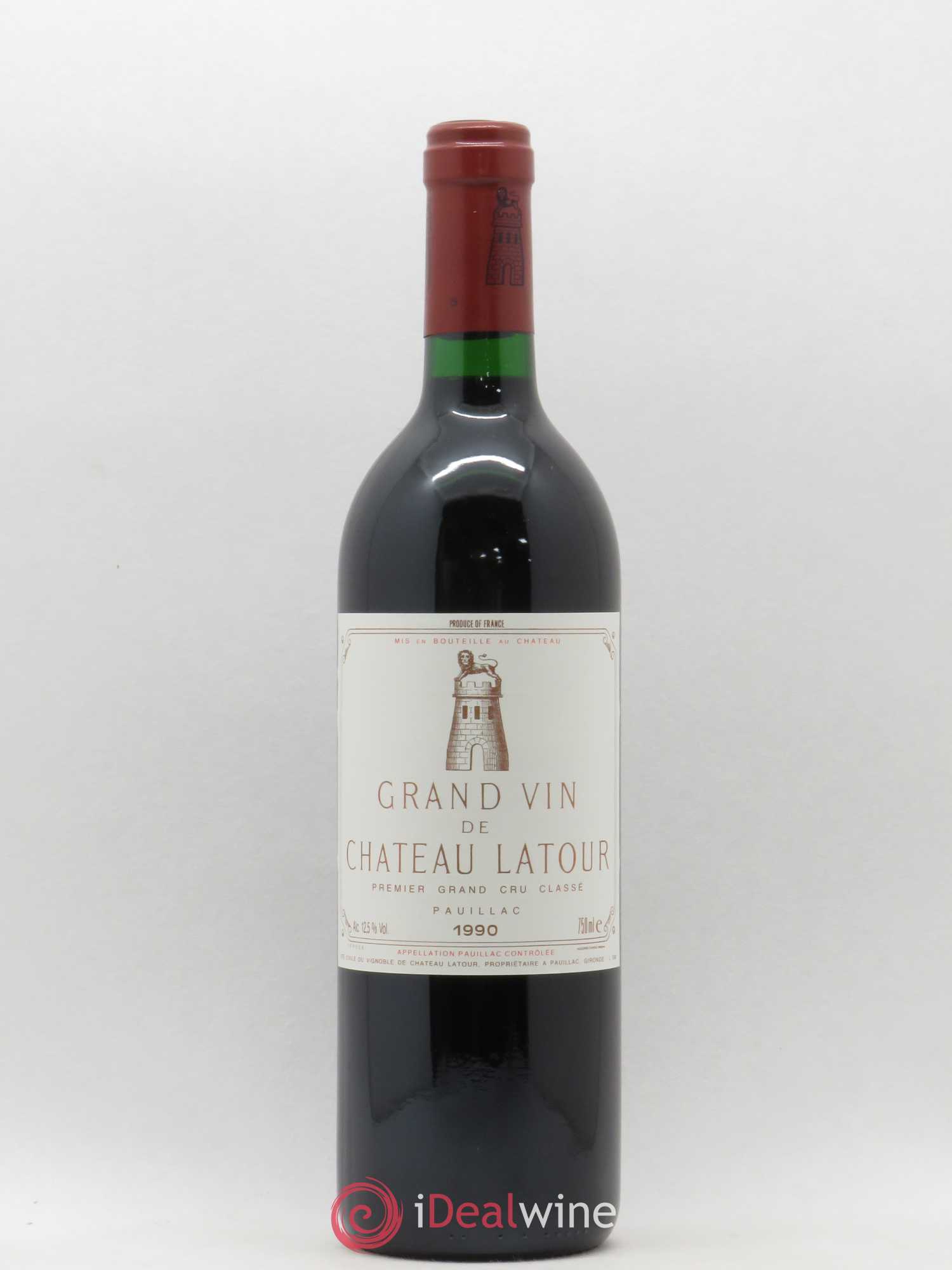 Château Latour 1er Grand Cru Classé 1990 - Lot de 1 bouteille - 0