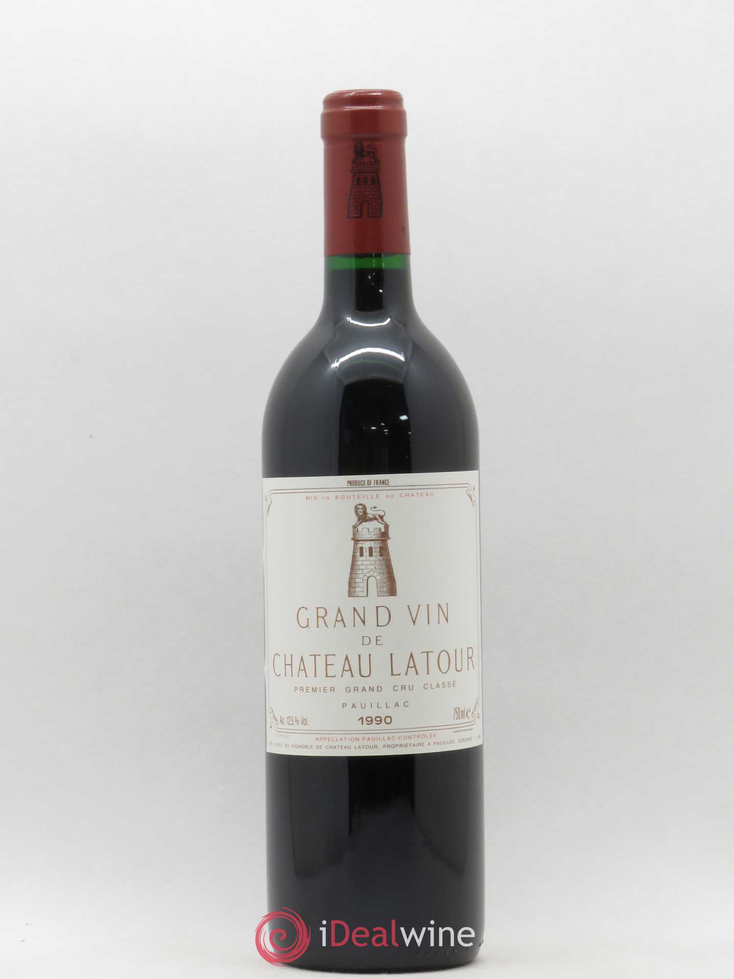 Château Latour 1er Grand Cru Classé 1990 - Lot de 1 bouteille - 0