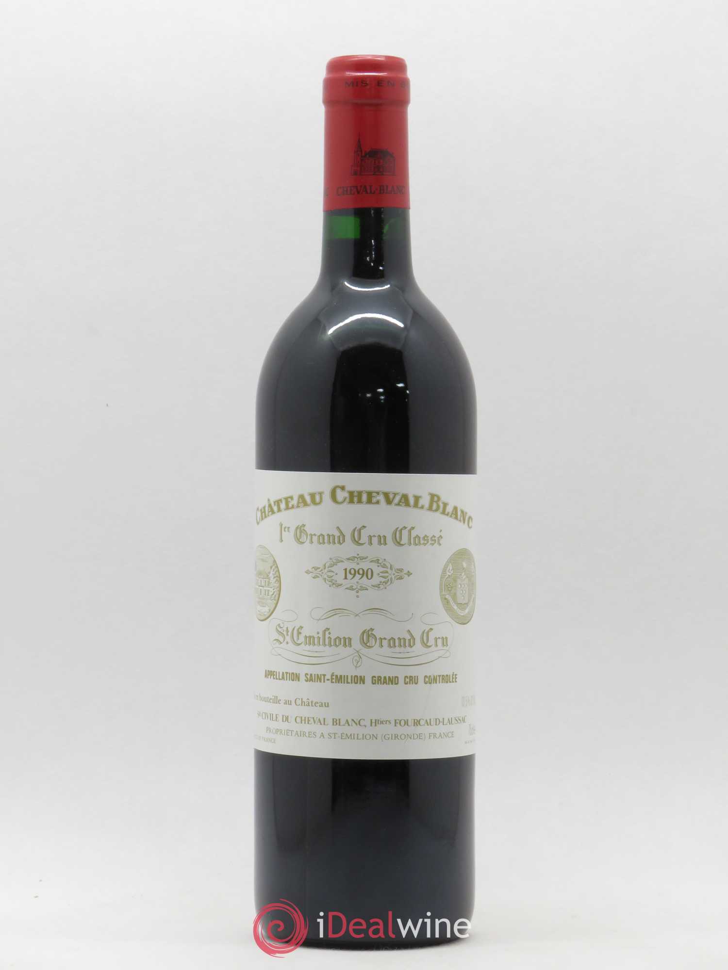 Château Cheval Blanc 1er Grand Cru Classé A 1990 - Lot de 1 bouteille - 0