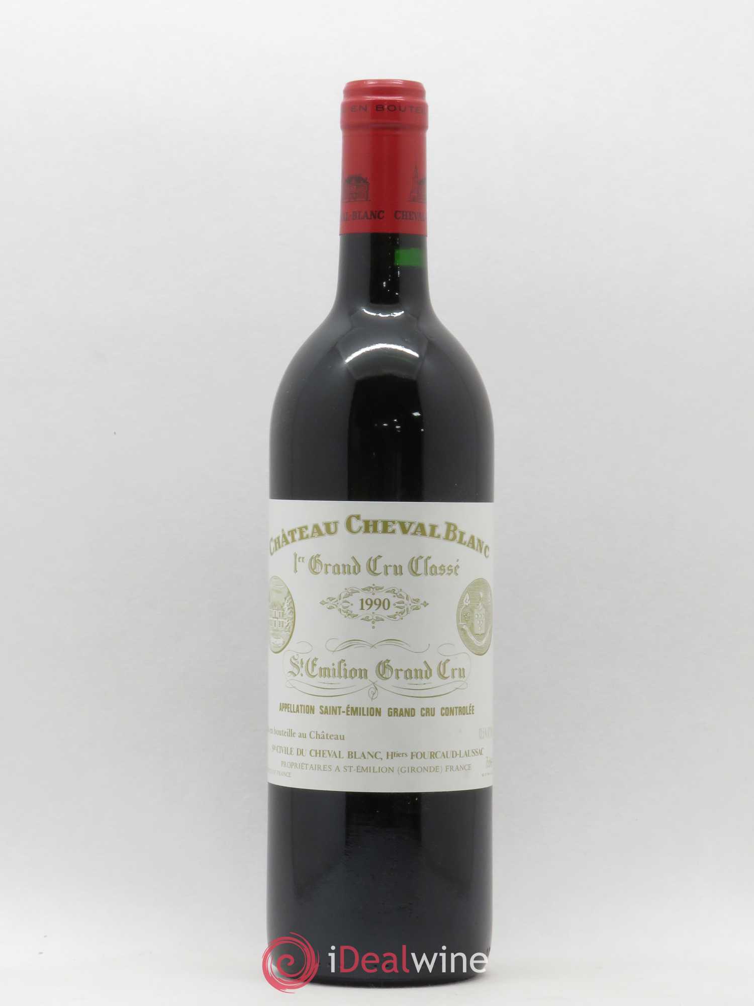 Château Cheval Blanc 1er Grand Cru Classé A 1990 - Lot de 1 bouteille - 0