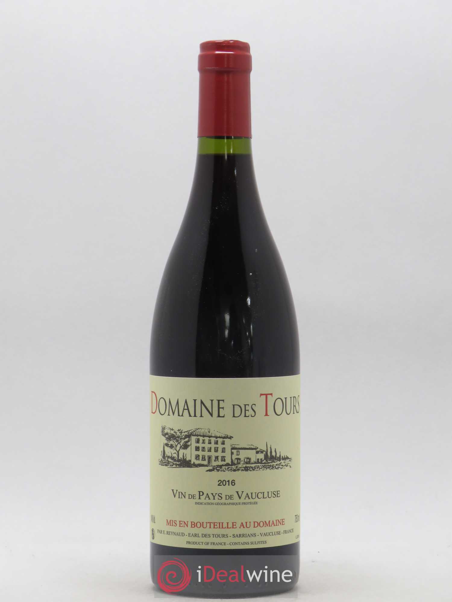 Vaucluse (Vin de Pays de Vaucluse) Domaine des Tours Emmanuel Reynaud 2016 - Lot de 1 bouteille - 0