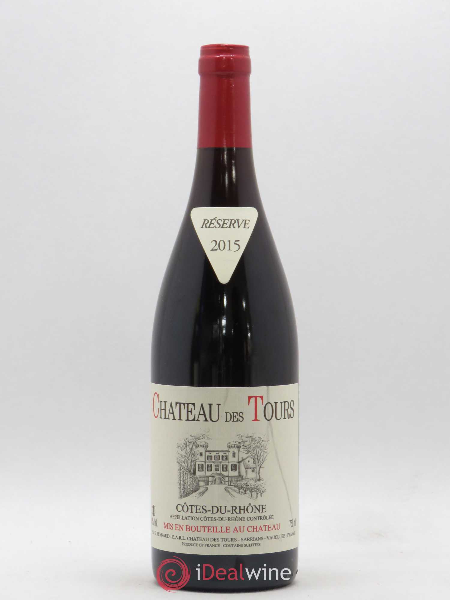 Côtes-du-Rhône Château des Tours Emmanuel Reynaud 2015 - Lot de 1 bouteille - 0