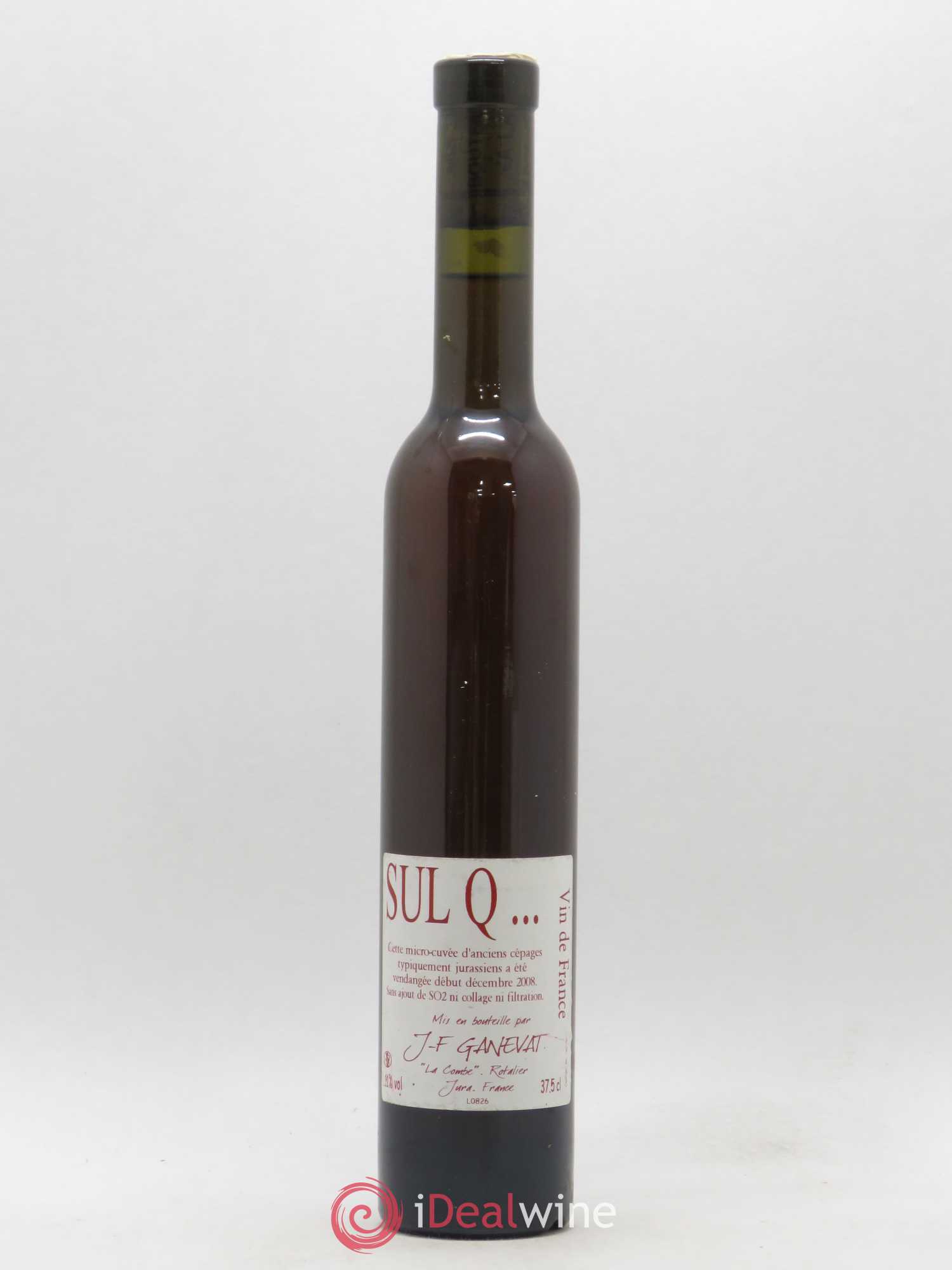Vin de France Sul Q Anne et Jean François Ganevat 2008 - Lotto di 1 mezza bottiglia - 0