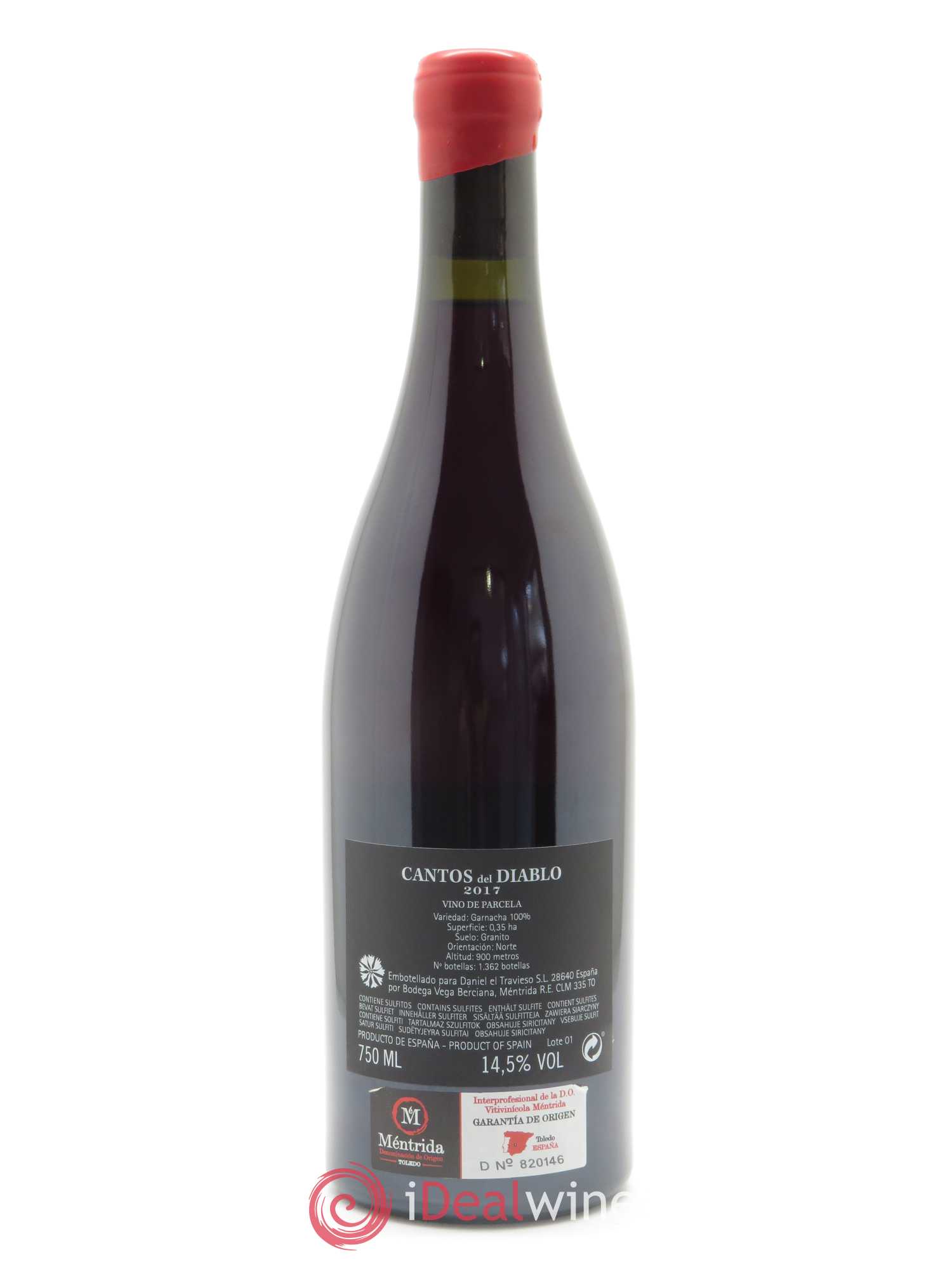 Méntrida DO Vinicola Mentridana (anciennement Daniel Jimenez-Landi) Cantos Del Diablo 2017 - Lot de 1 bouteille - 1