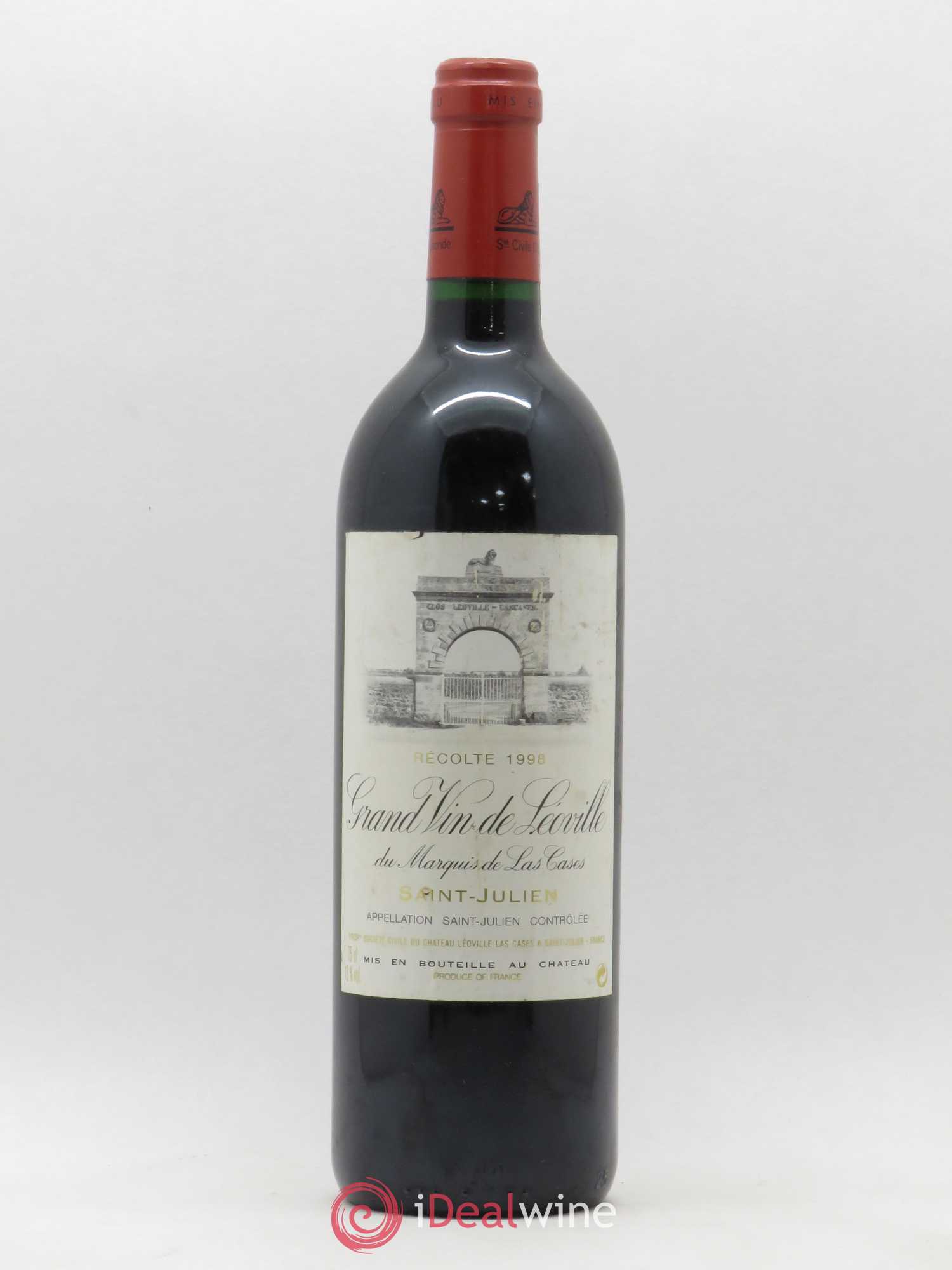 Château Léoville Las Cases 2ème Grand Cru Classé 1998 - Lot de 1 bouteille - 0