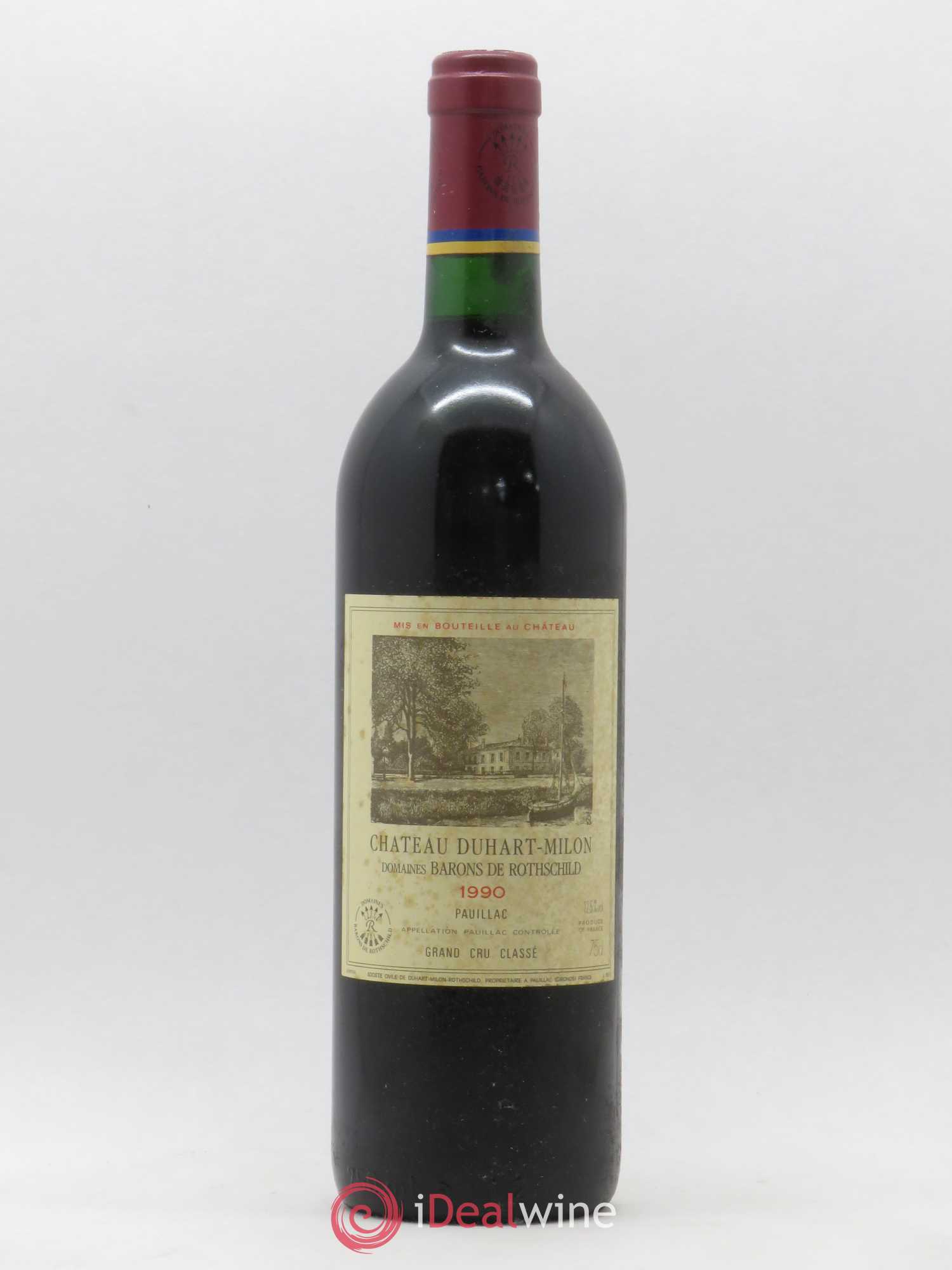 Château Duhart-Milon 4ème Grand Cru Classé 1990 - Lot de 1 bouteille - 0