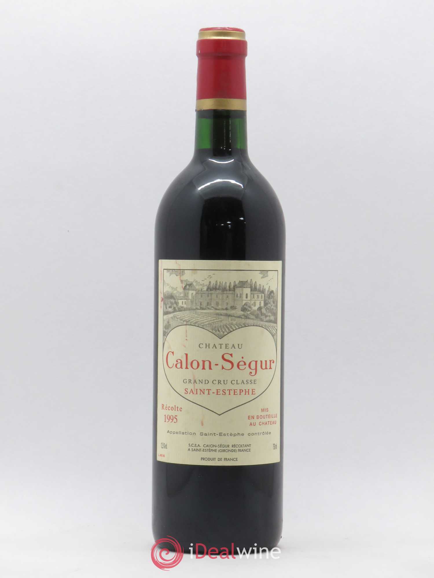 Château Calon Ségur 3ème Grand Cru Classé 1995 - Lot de 1 bouteille - 0