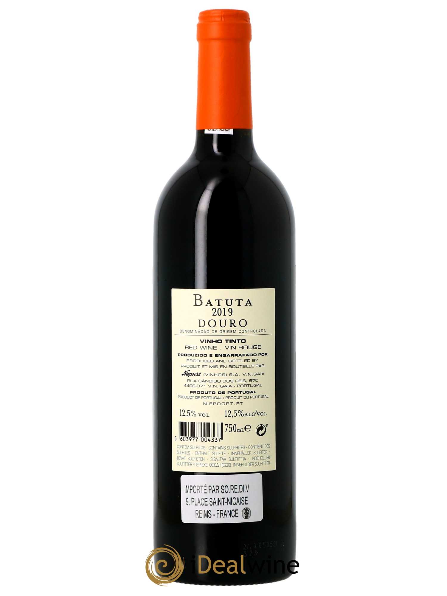 Douro Batuta Niepoort (CBO à partir de 6 BTS) 2019 - Lot de 1 bouteille - 1