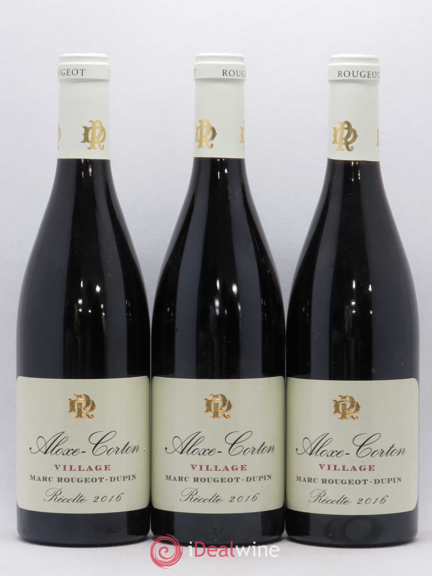 Aloxe-Corton Marc Rougeot Dupin (sans prix de réserve) 2016 - Posten von 3 Flaschen - 0