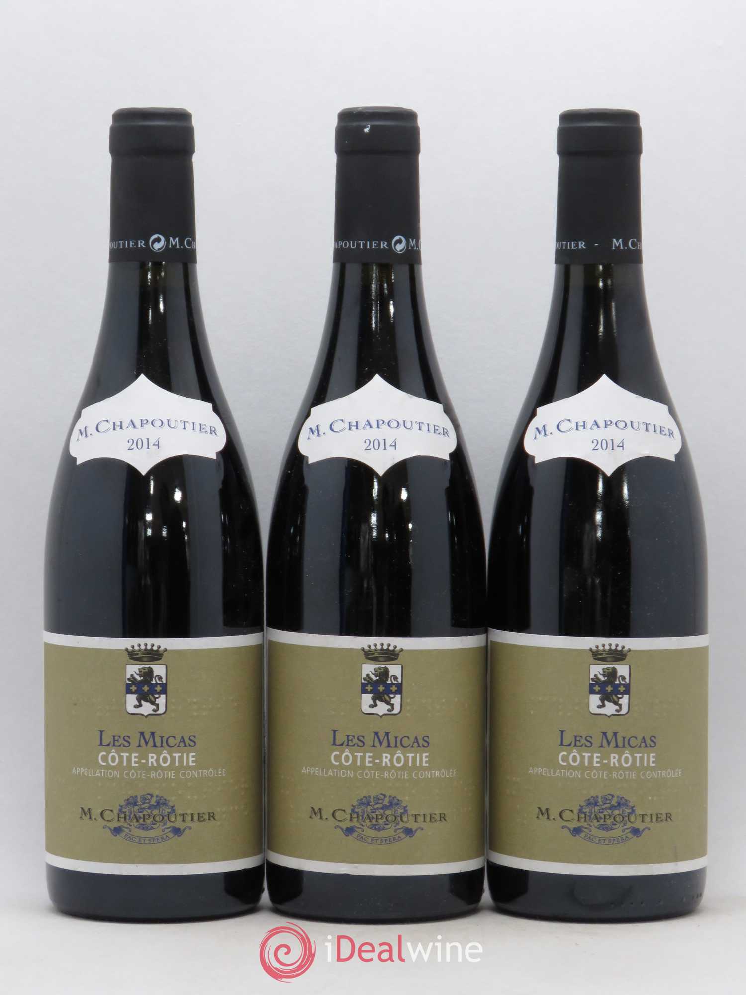 Côte-Rôtie Chapoutier Les Micas 2014 - Lot de 3 bouteilles - 0
