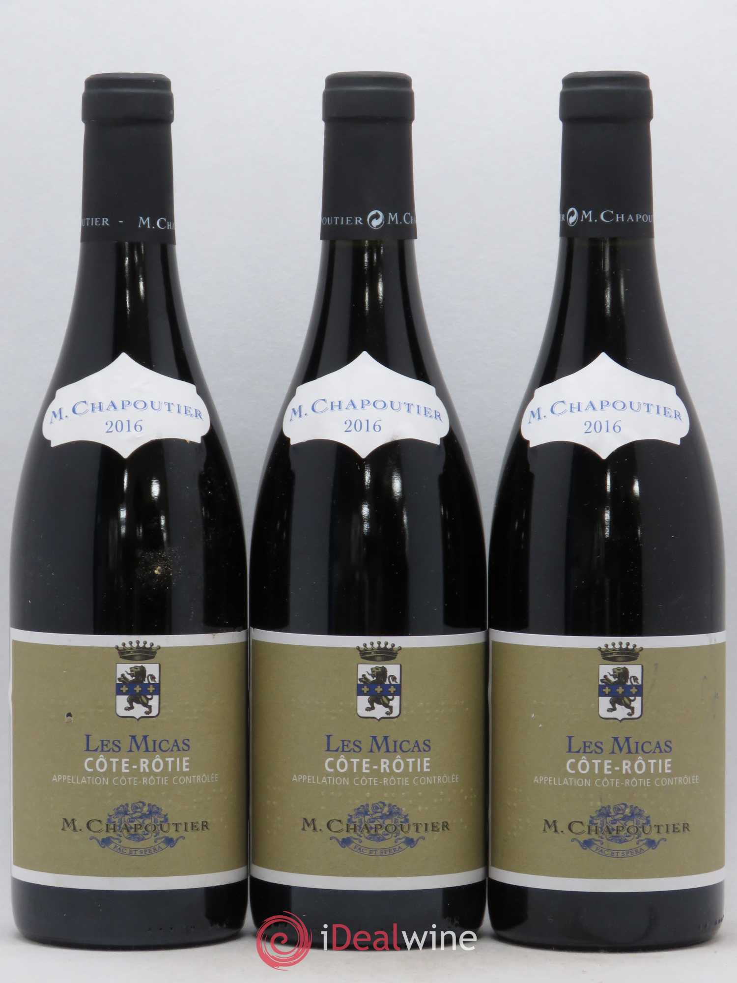 Côte-Rôtie Chapoutier Les Micas 2016 - Lot de 3 bouteilles - 0