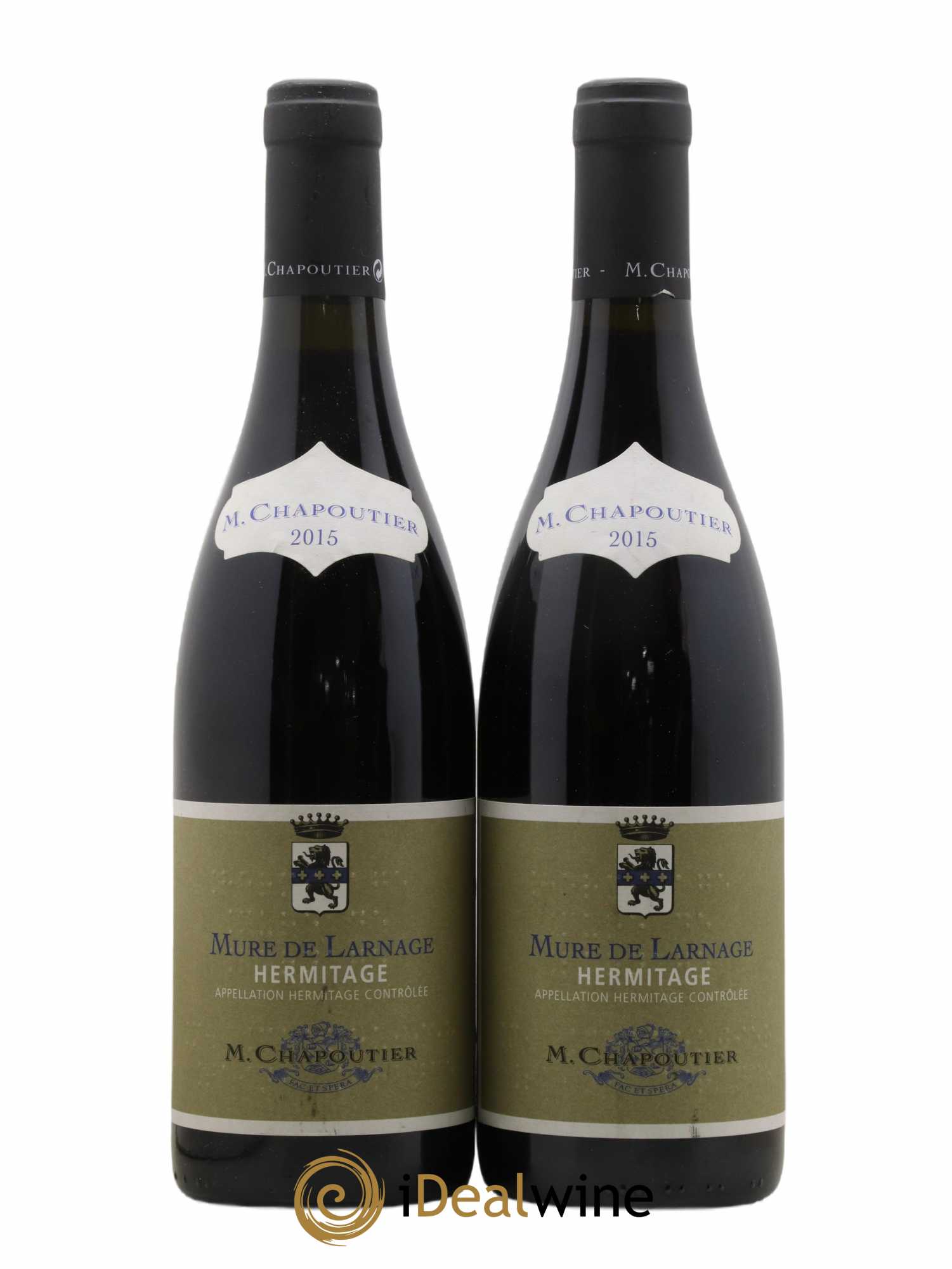 Hermitage Mure de Larnage Chapoutier 2015 - Lot de 2 bouteilles - 0